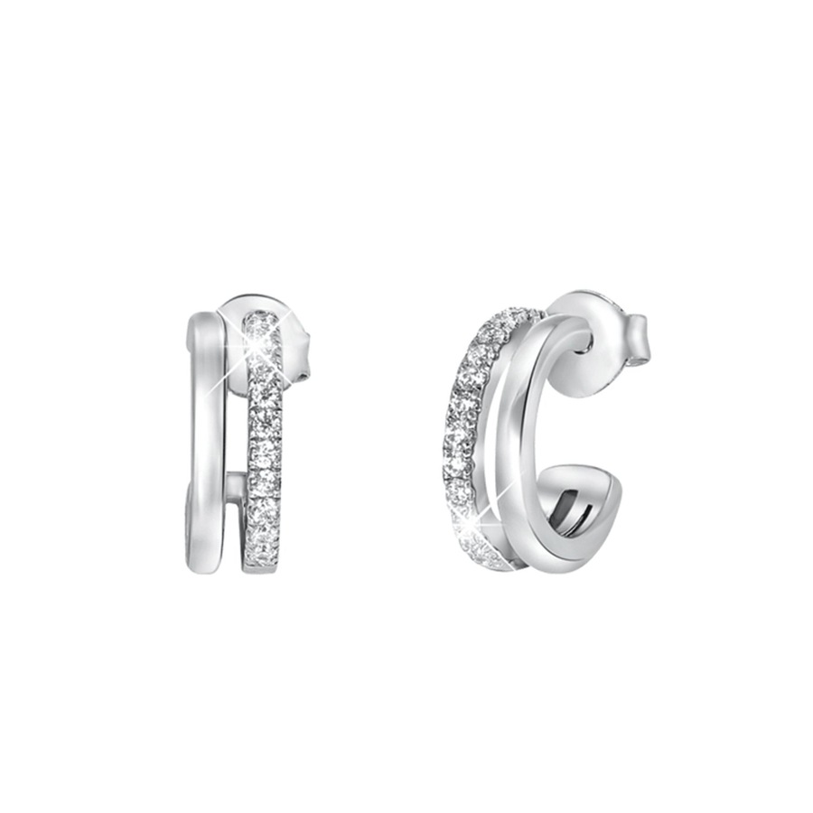 Lucardi Ohrringe 925 Silber Damen