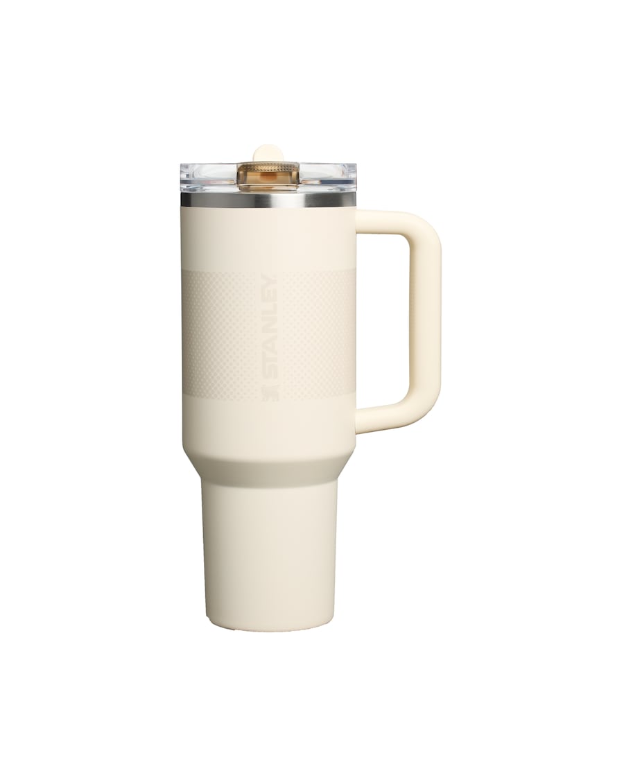 Stanley 1913 Thermobecher - 1,18L QUENCHER PROTOUR FLIP STRAW TUMBLER Cream Fade Weiss