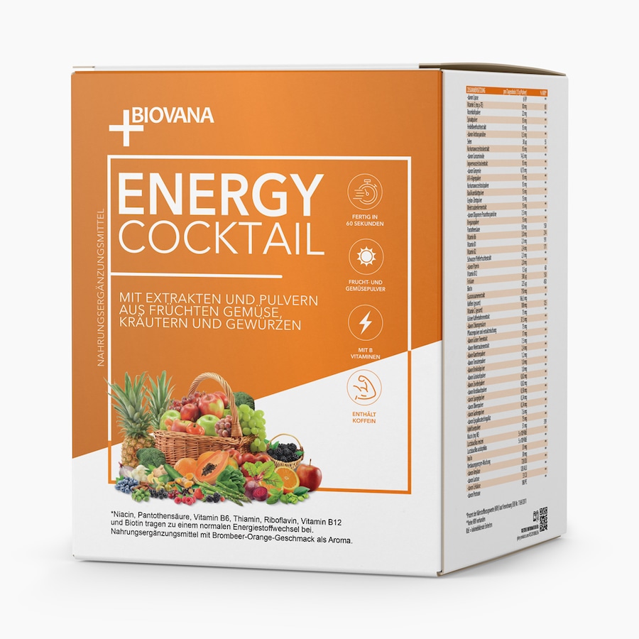 Biovana Energy Cocktail Pulver 450 g