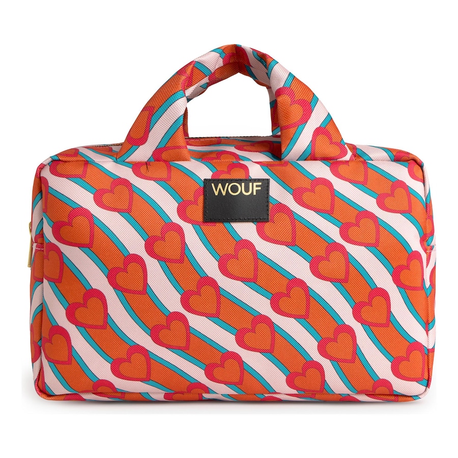 Wouf Daily Kulturbeutel heartbeat Coral Herren