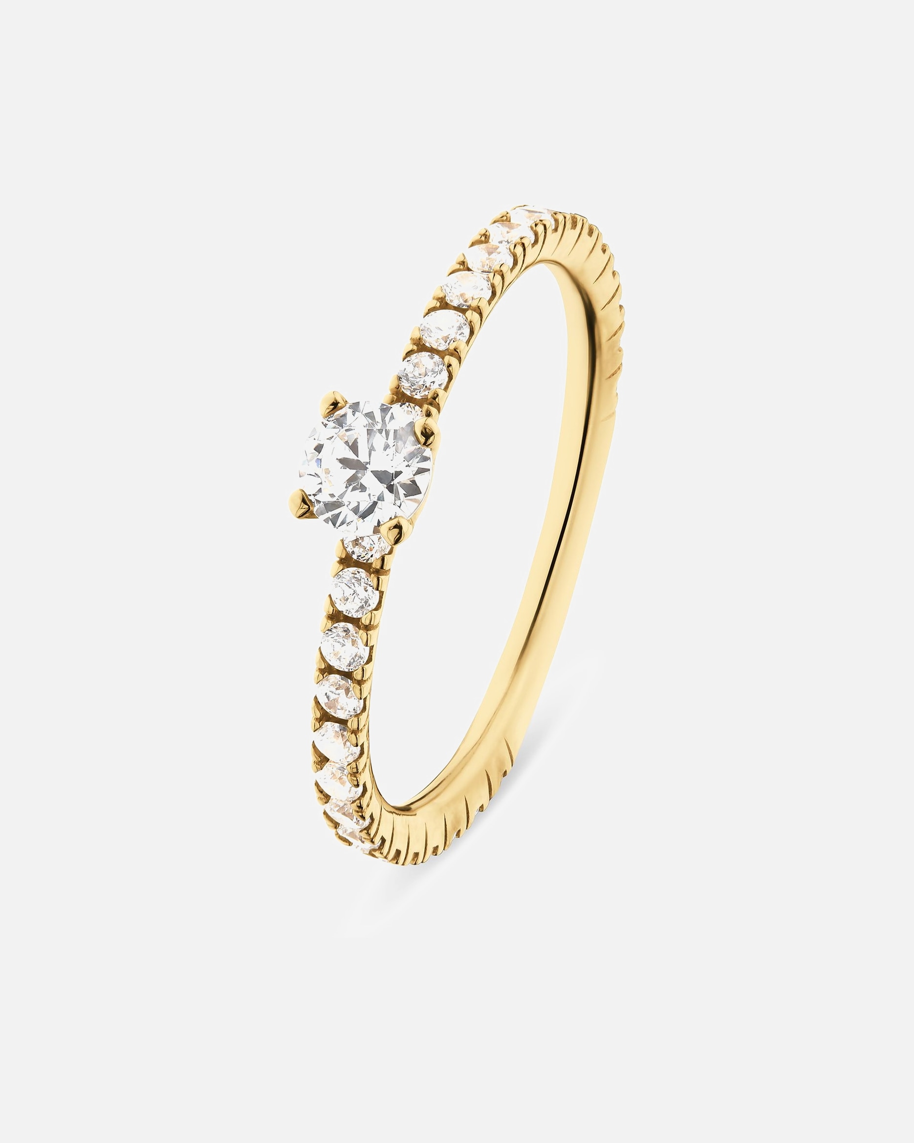 Ring für Weiblich CHRIST Damenring 375er Gelbgold 48