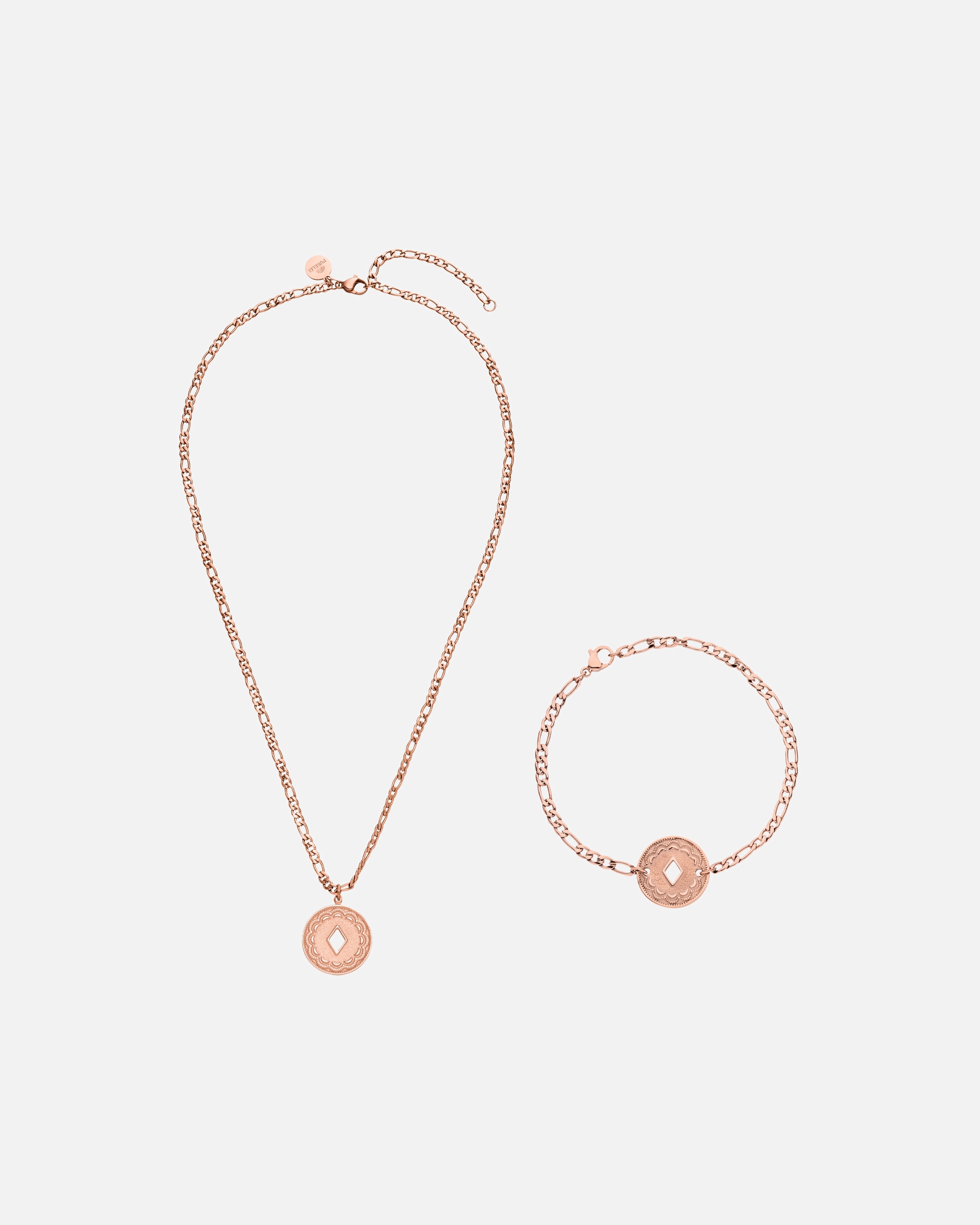 Schmuckset für Unisex Purelei Lolani Schmuck-Set 100% Edelstahl Rosegold
