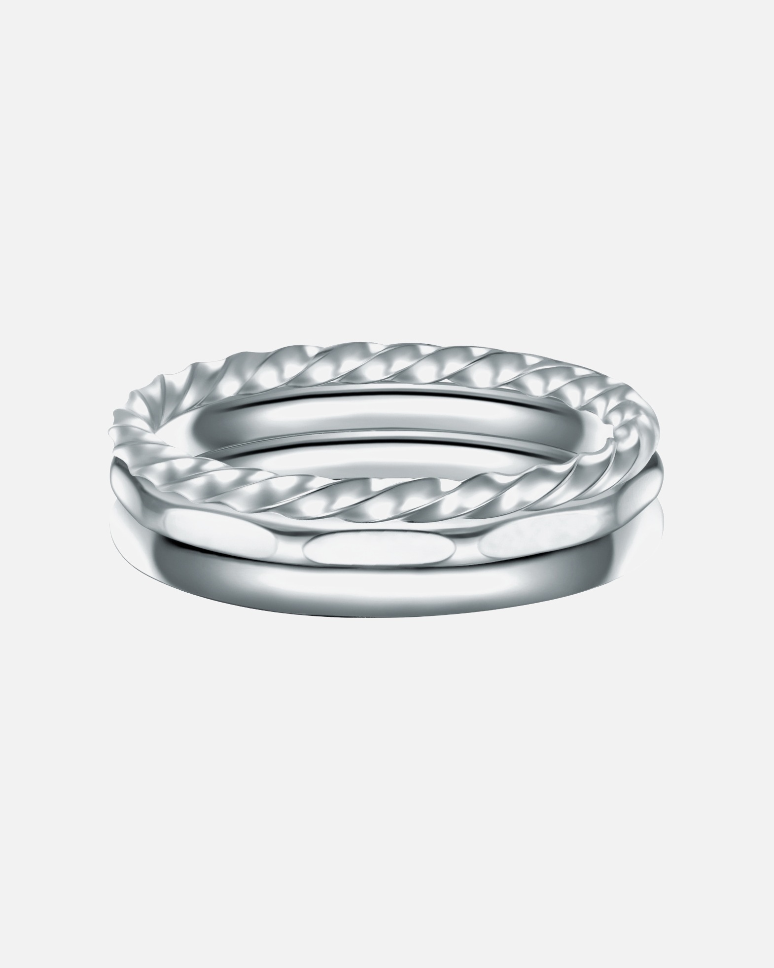 Ring für Weiblich Eastside Ring Edelstahl in Silber 54