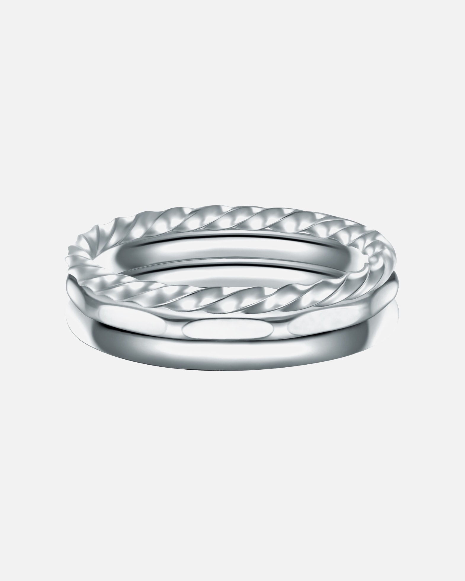 Ring für Weiblich Eastside Ring Edelstahl in Silber 50