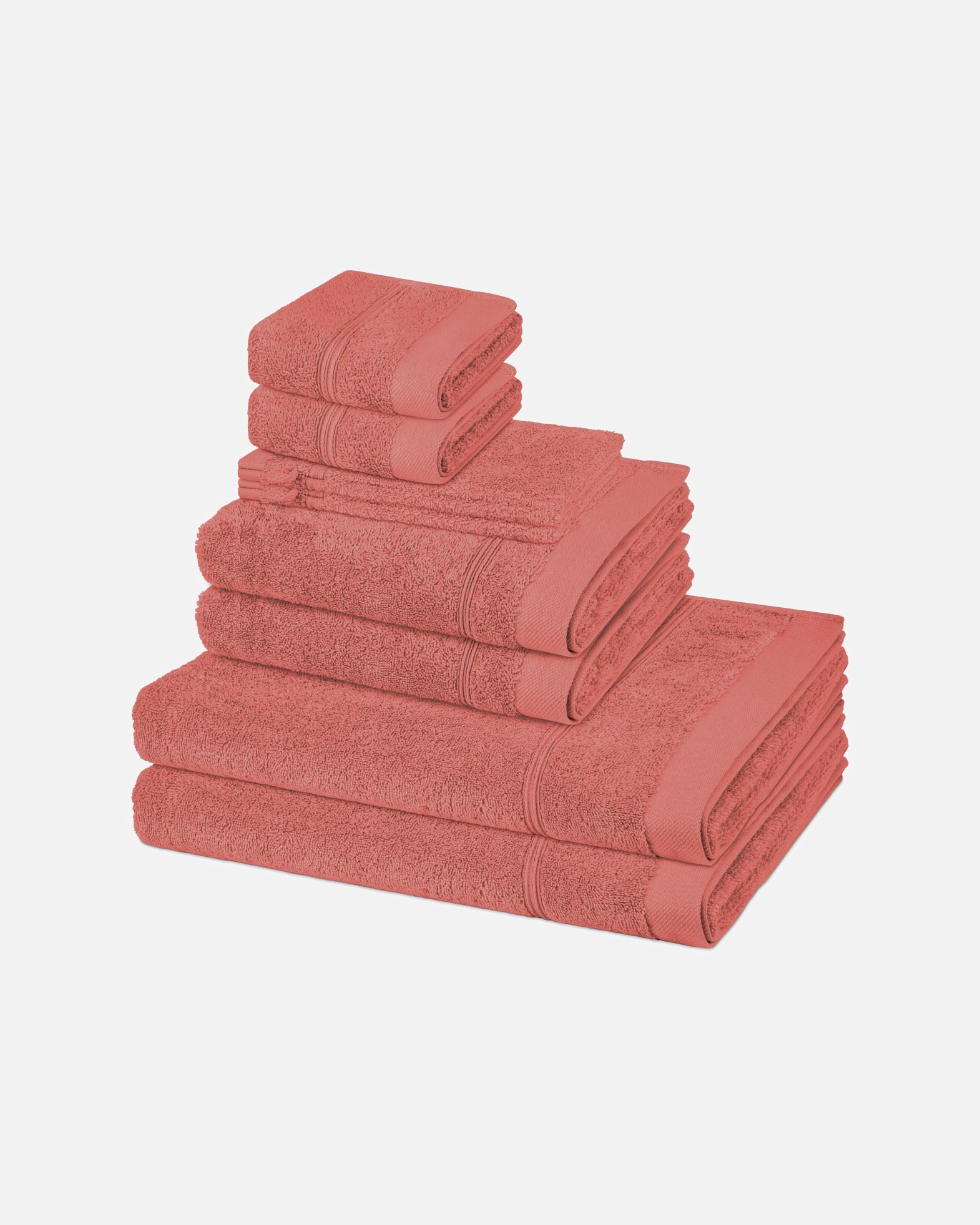 Handtuch für Unisex ROSS Handtuch-Set Rubin (8-teilig) Rosenholz