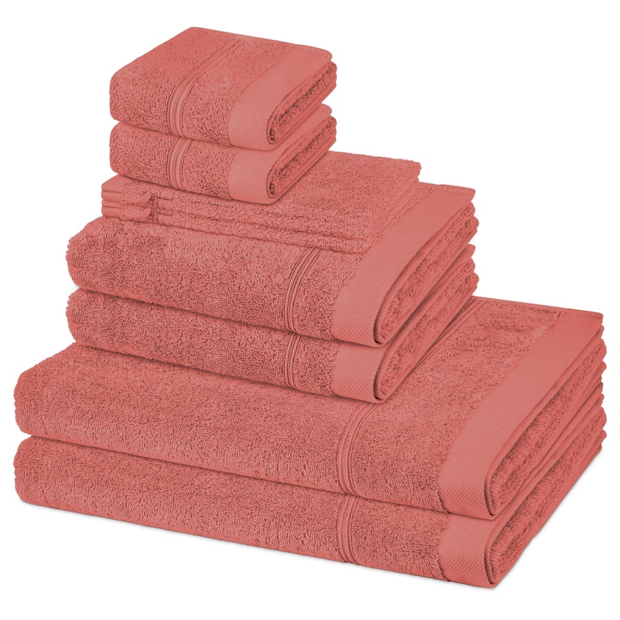 ROSS Handtuch-Set Rubin (8-teilig) Rosenholz Rosegold