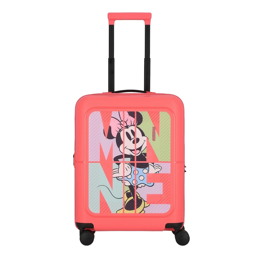 American Tourister Dashpop Disney 4 Rollen Kabinentrolley 55 cm mit Dehnfalte minnie pop letters Silber