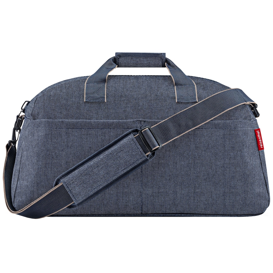 Reisenthel Overnighter Weekender Reisetasche 60 cm herringbone dark blue Schwarz Damen