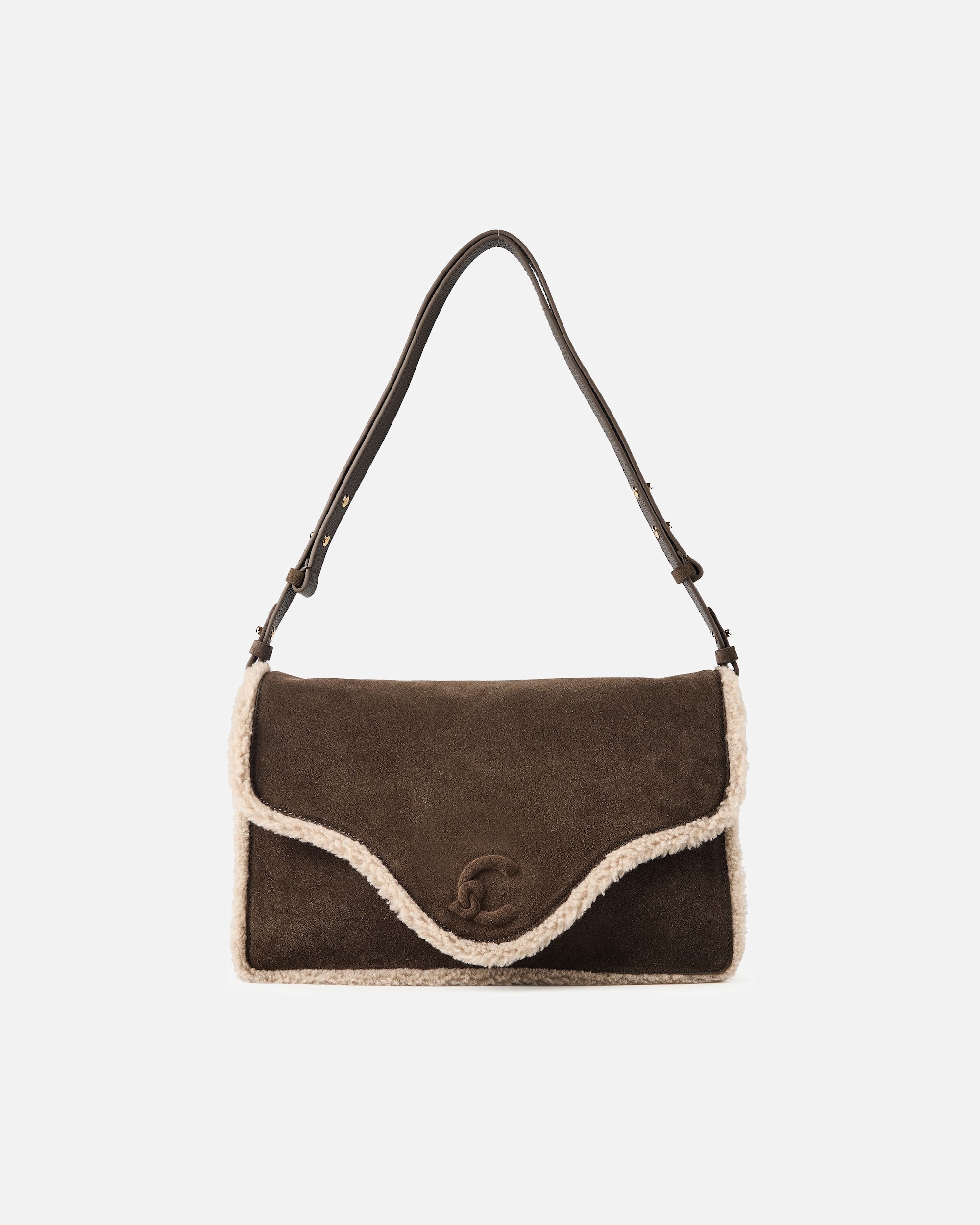 Tasche für Weiblich Coccinelle C-Me Umhängetasche fango-war.t-fan