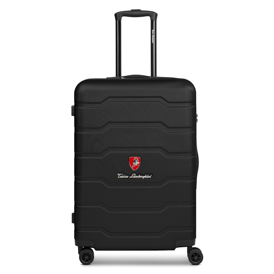 Tonino Lamborghini Bologna 4 Rollen Trolley M 67 cm black Schwarz Herren