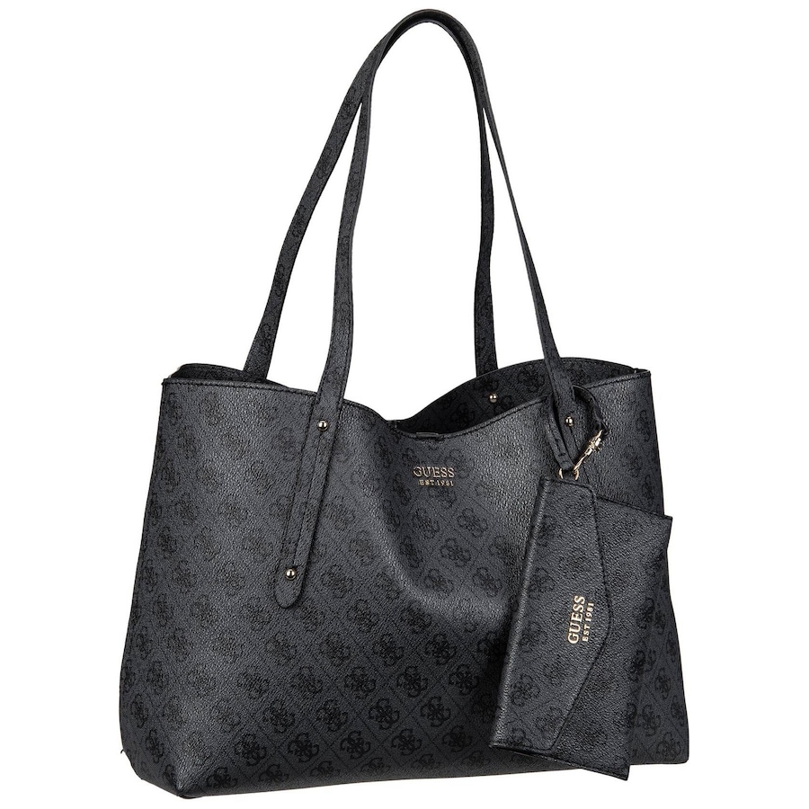 Guess Shopper Brenton Logo Coal Grau Damen