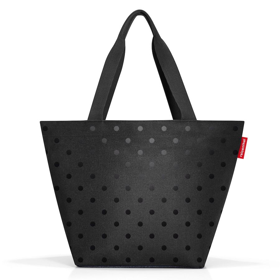 Reisenthel Shopper Tasche M 51 cm glossy dots black Grau Damen