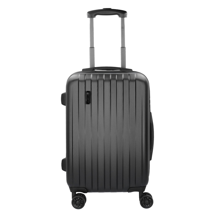 Bugatti Lima 2.0 4-Rollen Kabinentrolley 55 cm mit Doppelrollen schwarz Schwarz Herren