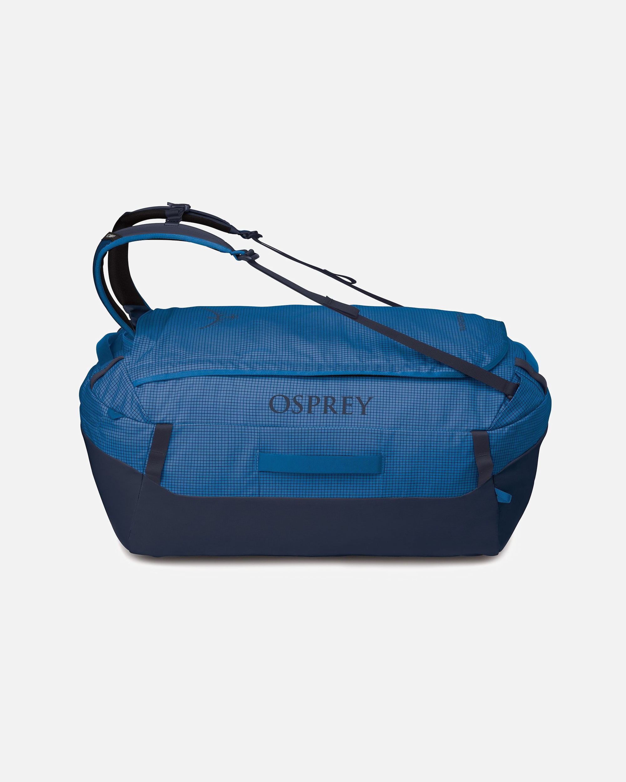 Tasche für Männlich Osprey Transporter 95 Weekender Reisetasche 44 cm blue flame-scoria blue
