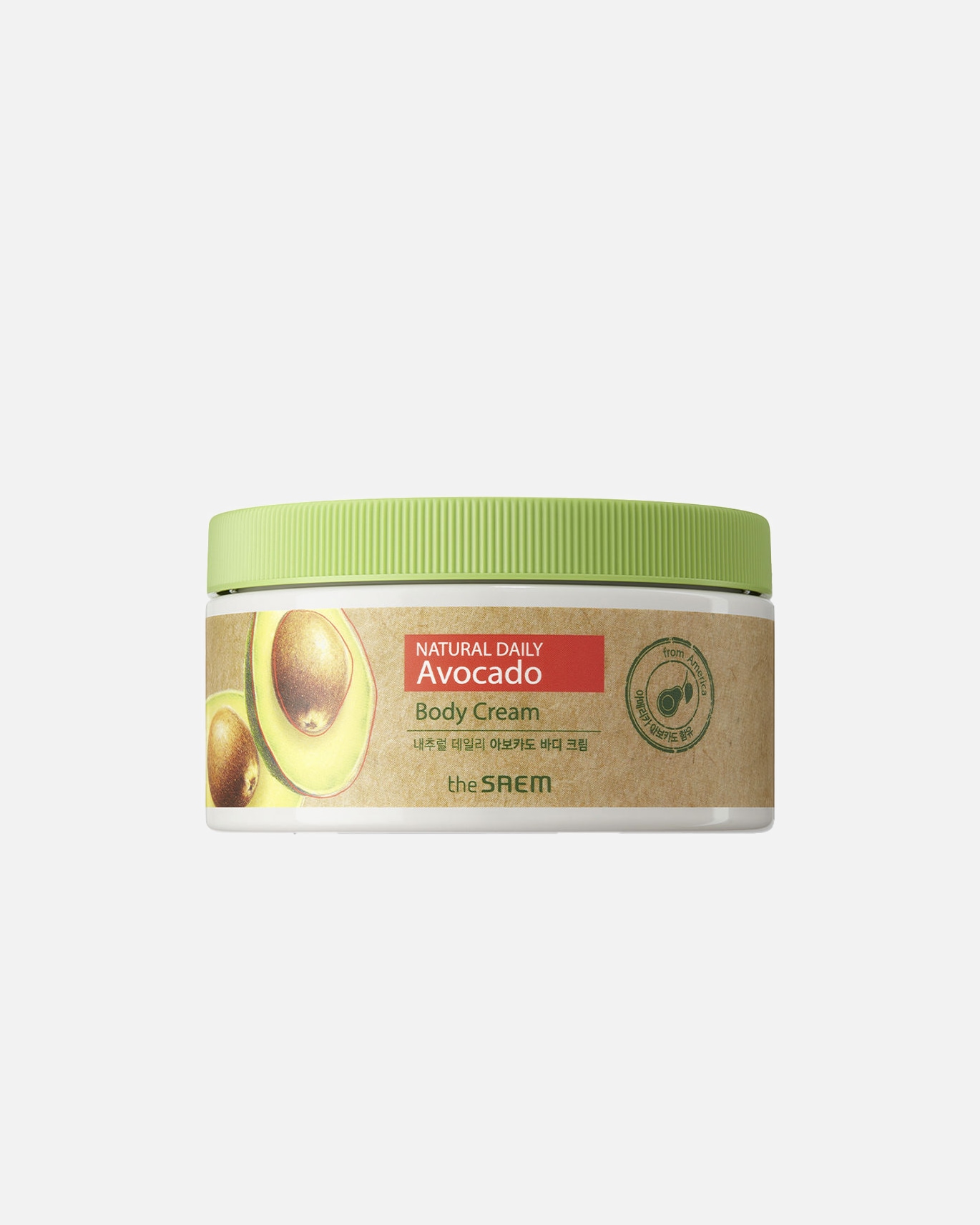 Körpercreme für Weiblich The SAEM NATÜRLICHE TÄGLICHE AVOCADO-Körpercreme 300 ml
