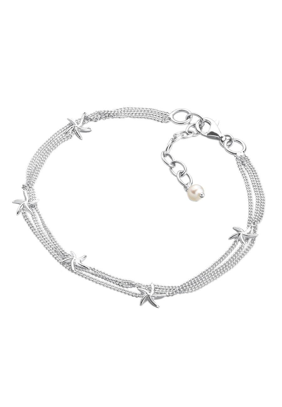 Elli Bransoletka Seestern 925 Sterling Silber 18 cm Damen