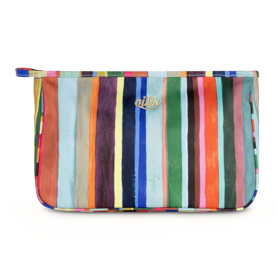 Oilily Pieternella stripe Kosmetiktasche creme de menthe Grün Damen