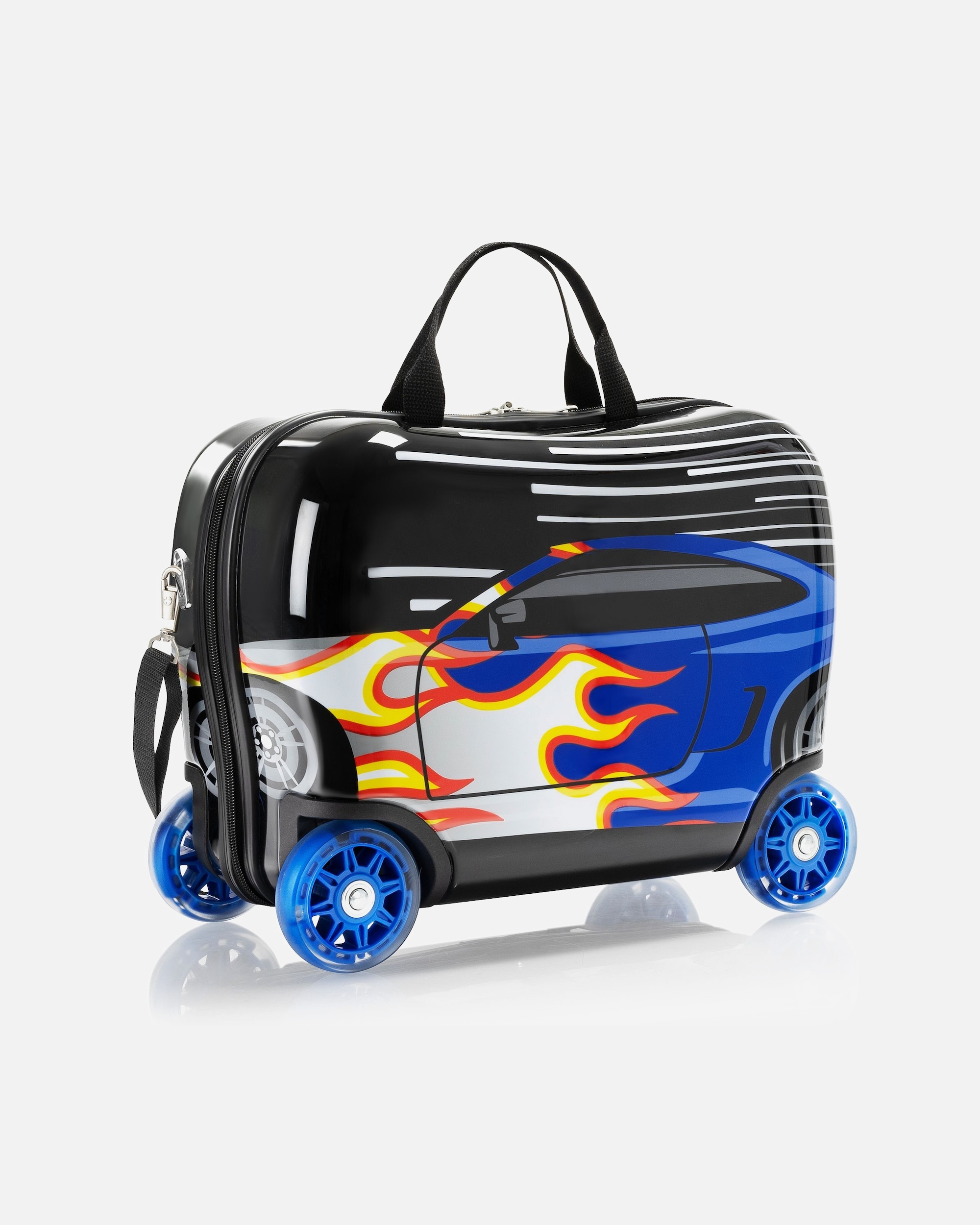 Koffer für Unisex Heys Kids 4 Rollen Kindertrolley 31.5 cm race car