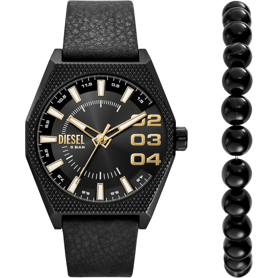 Diesel Uhren-Set Edelstahl One Size Herren