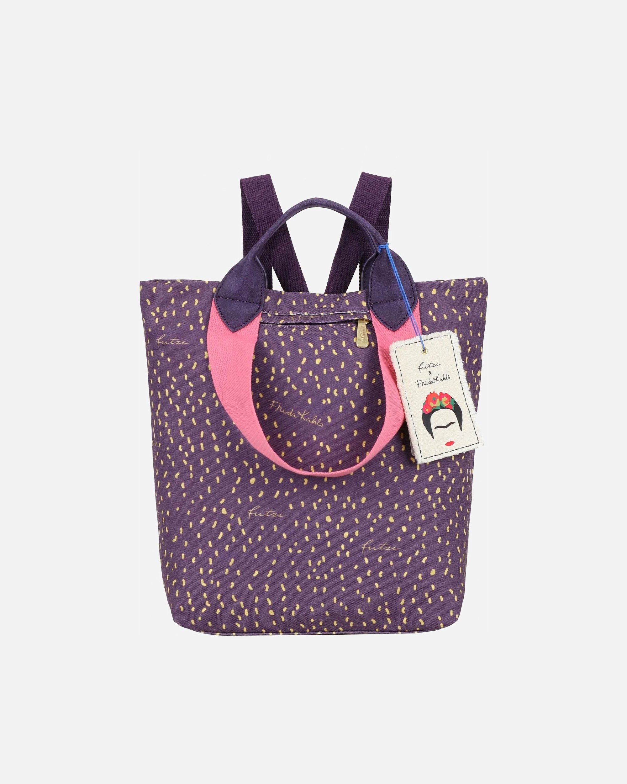 Rucksack für Weiblich Fritzi aus Preußen Fritzi x Frida Kahlo Limited Daypack lila 1