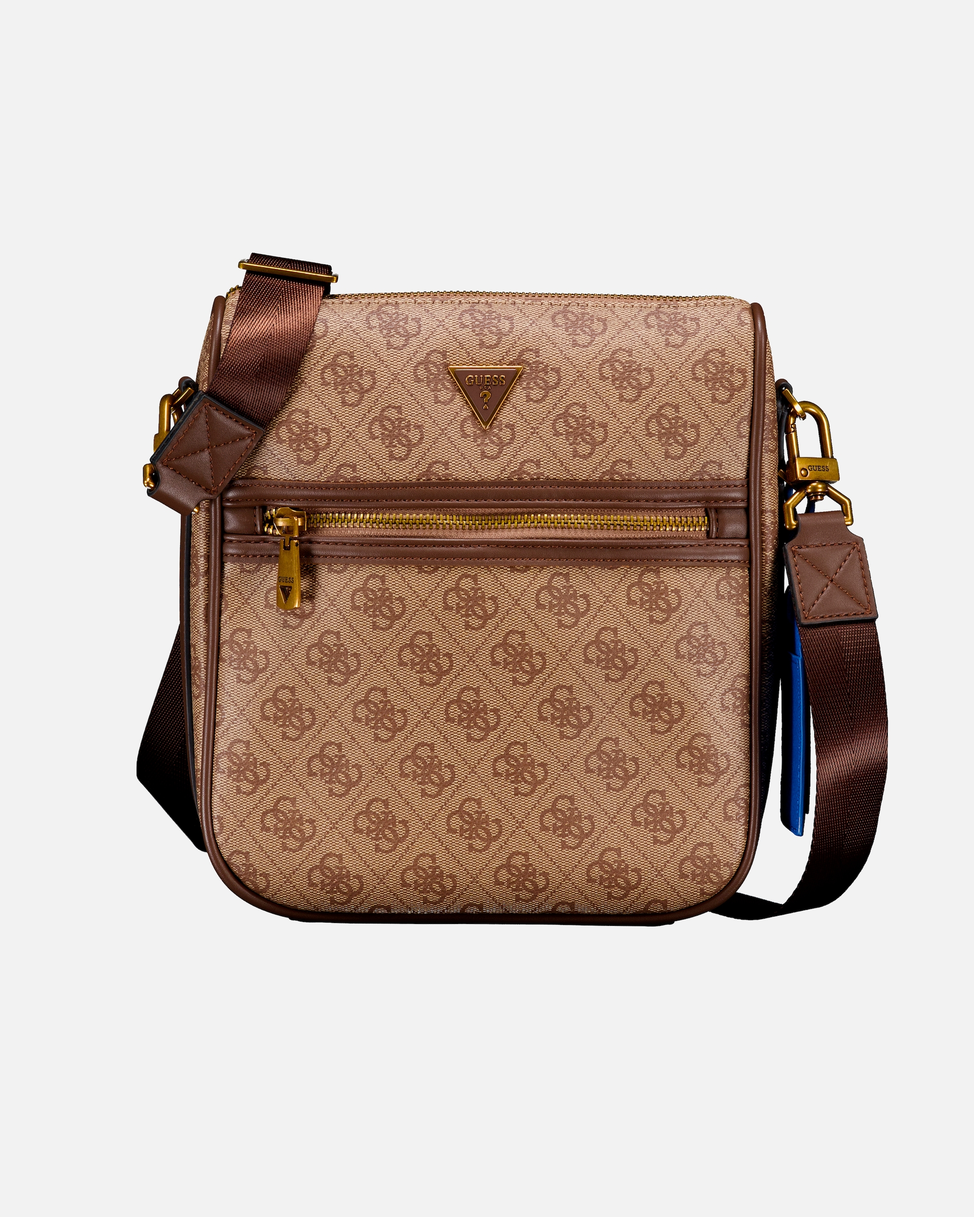 Tasche für Männlich Guess Milano Umhängetasche Beige Brown
