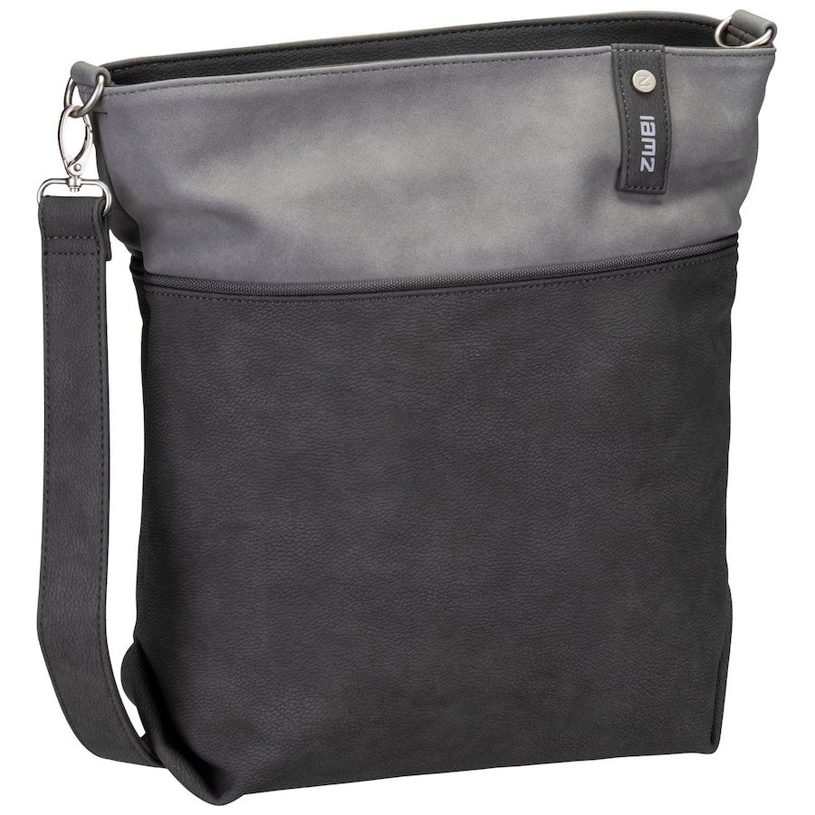 ZWEI Beuteltasche Jana J12 Nubuk/Stone Grau Damen