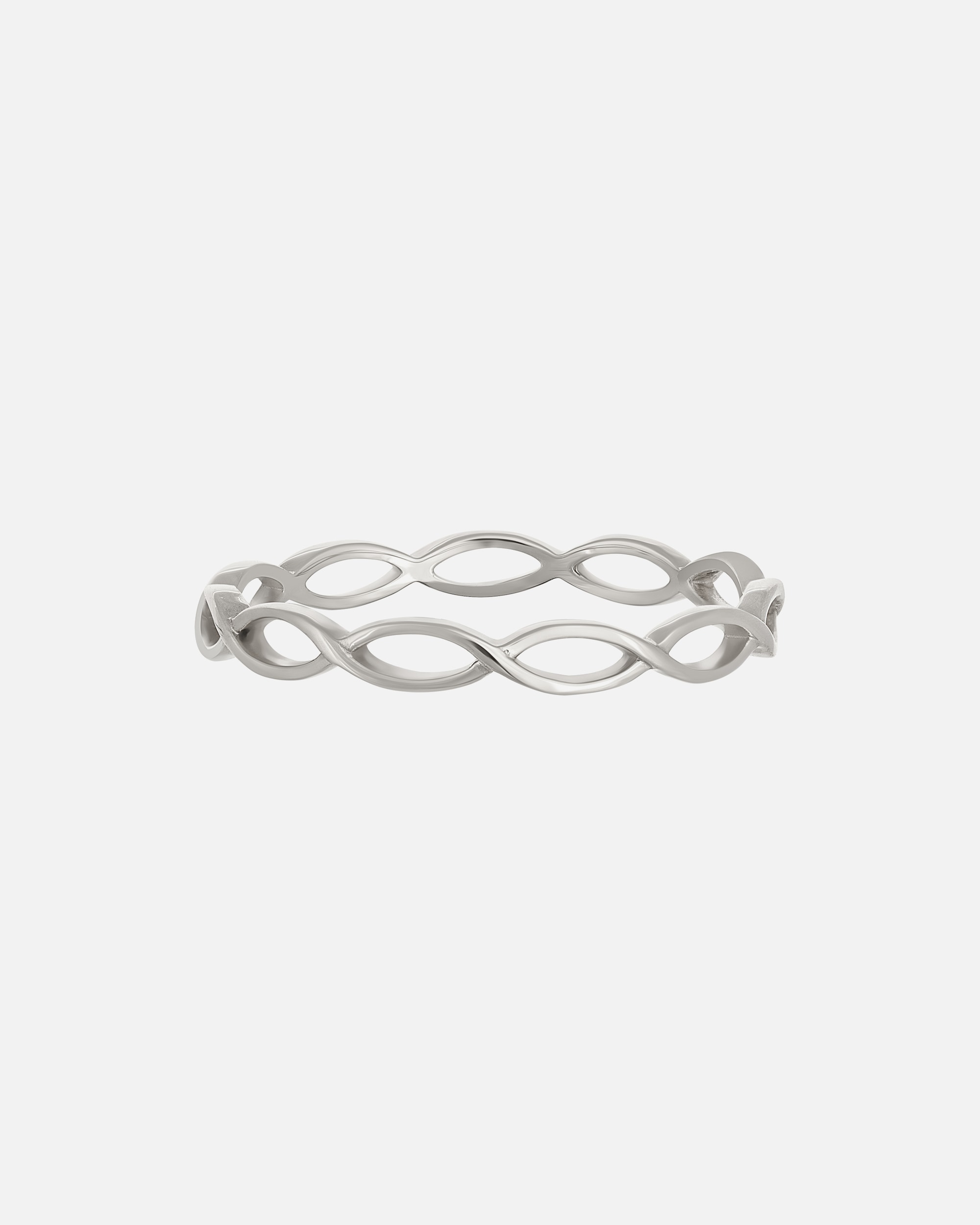Ring für Weiblich caï Ring 925/- Sterling Silber ohne Stein 048 (15,3)