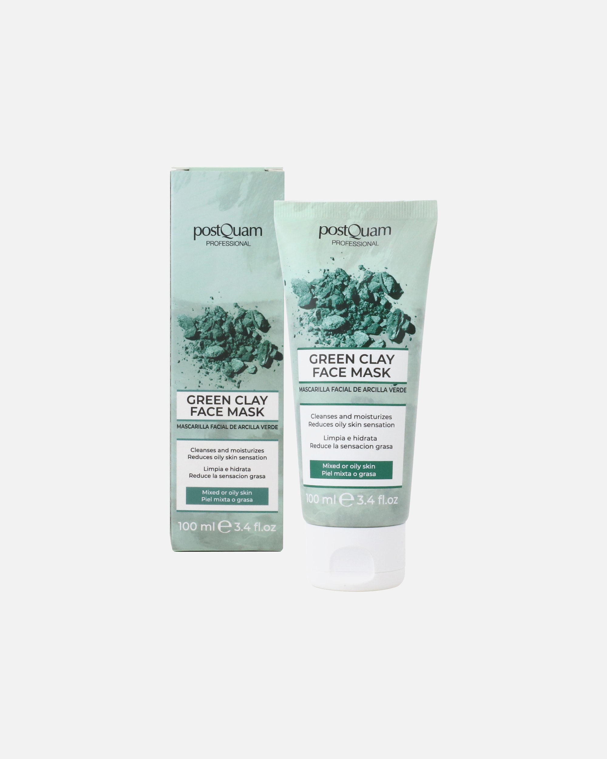 Schlammmaske für Unisex Postquam GRÜNE TONMASKE PURE CLAY 100 ml 1 pieza