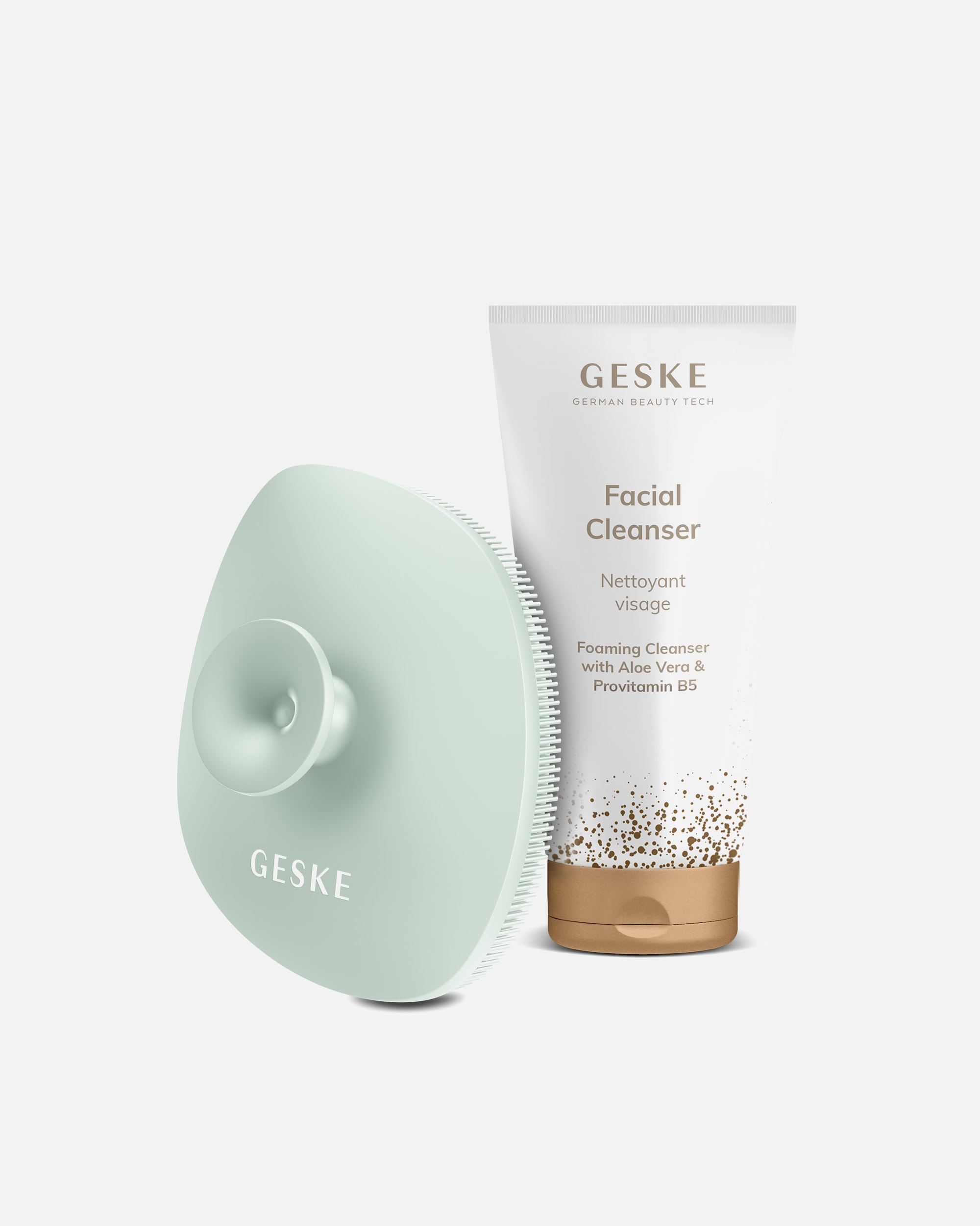 Gesichtspflegeset für Unisex GESKE SmartAppGuided™ Facial Brush 4 in 1 inkl. Facial Cleanser Green
