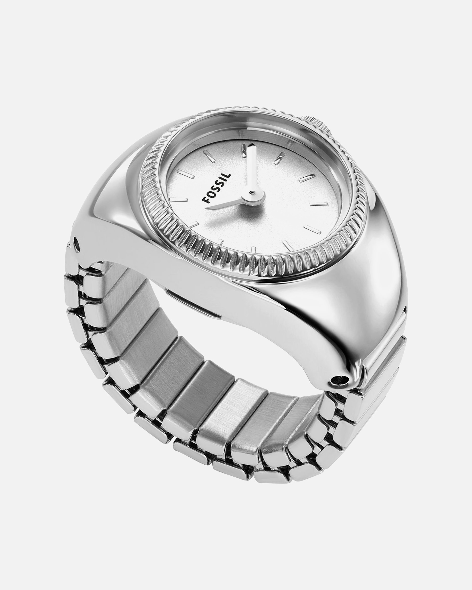 Uhr für Weiblich Fossil Damenuhr Edelstahl silber