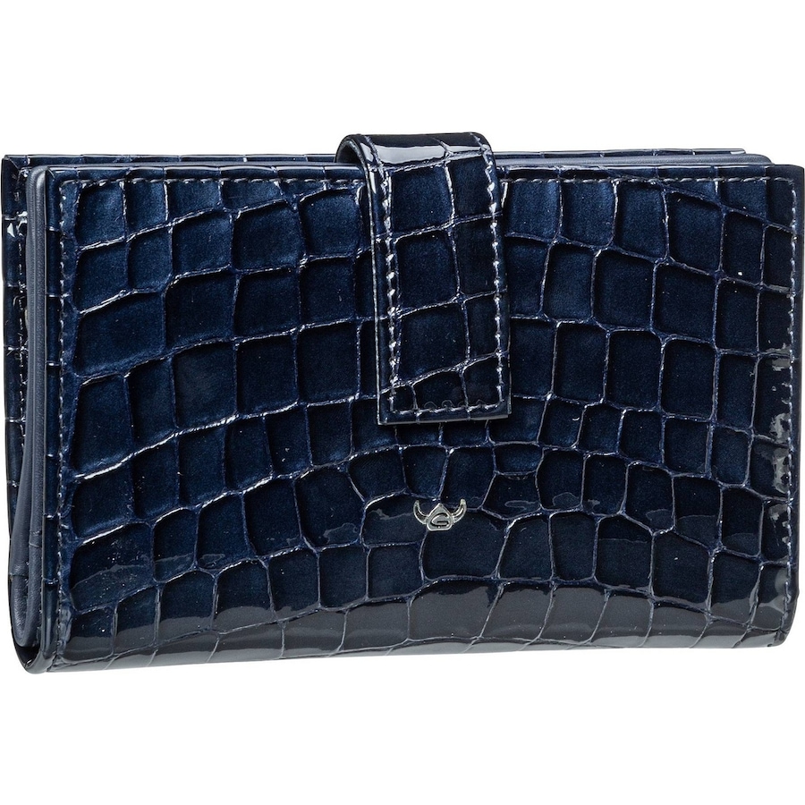 Golden Head Geldbörse Cayenne RFID Protect 2800 Nachtblau Schwarz Damen