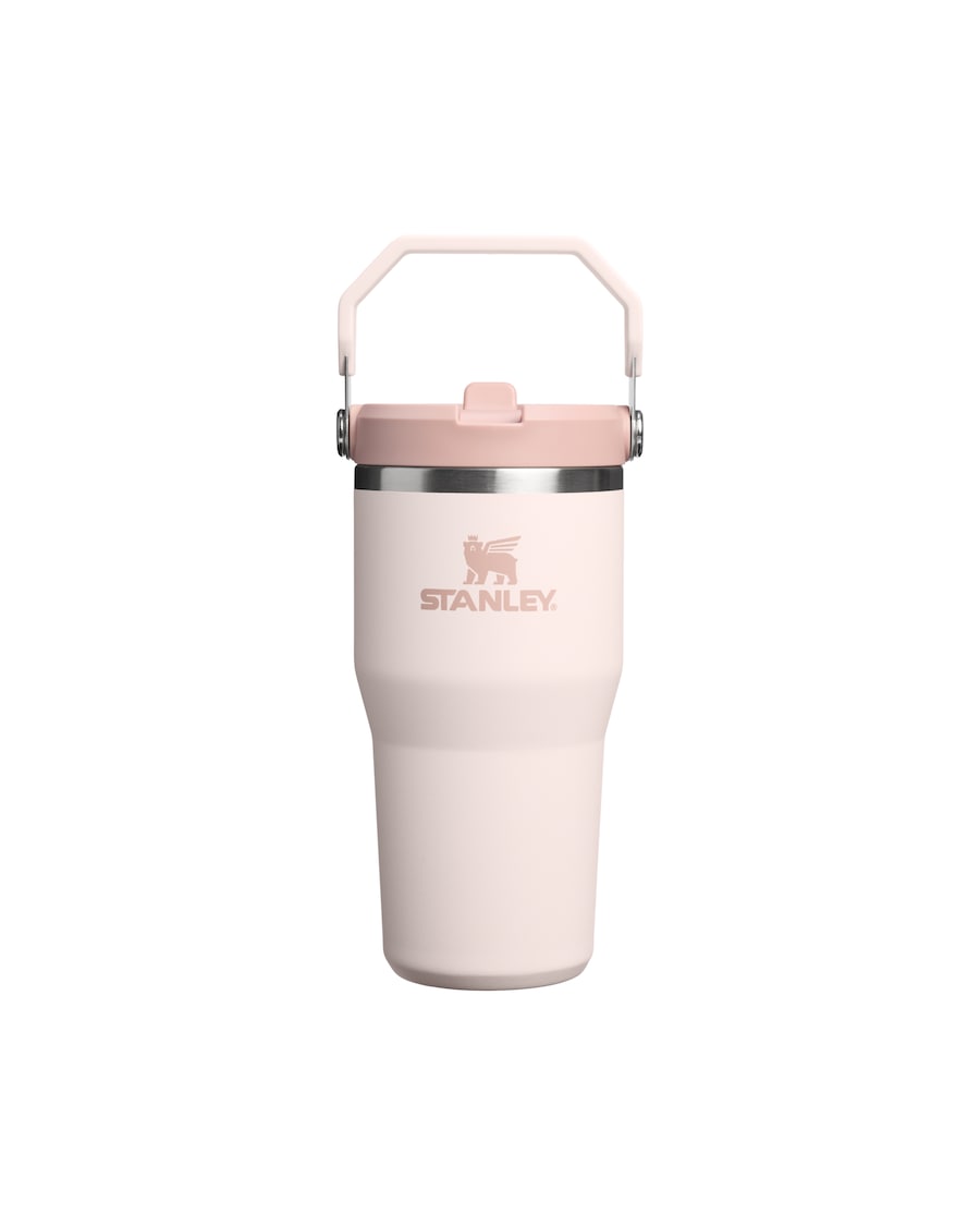 Stanley 1913 Thermobecher - 0,89L ICEFLOW FLIP STRAW BOTTLE 2.0 Rose Quartz Weiss