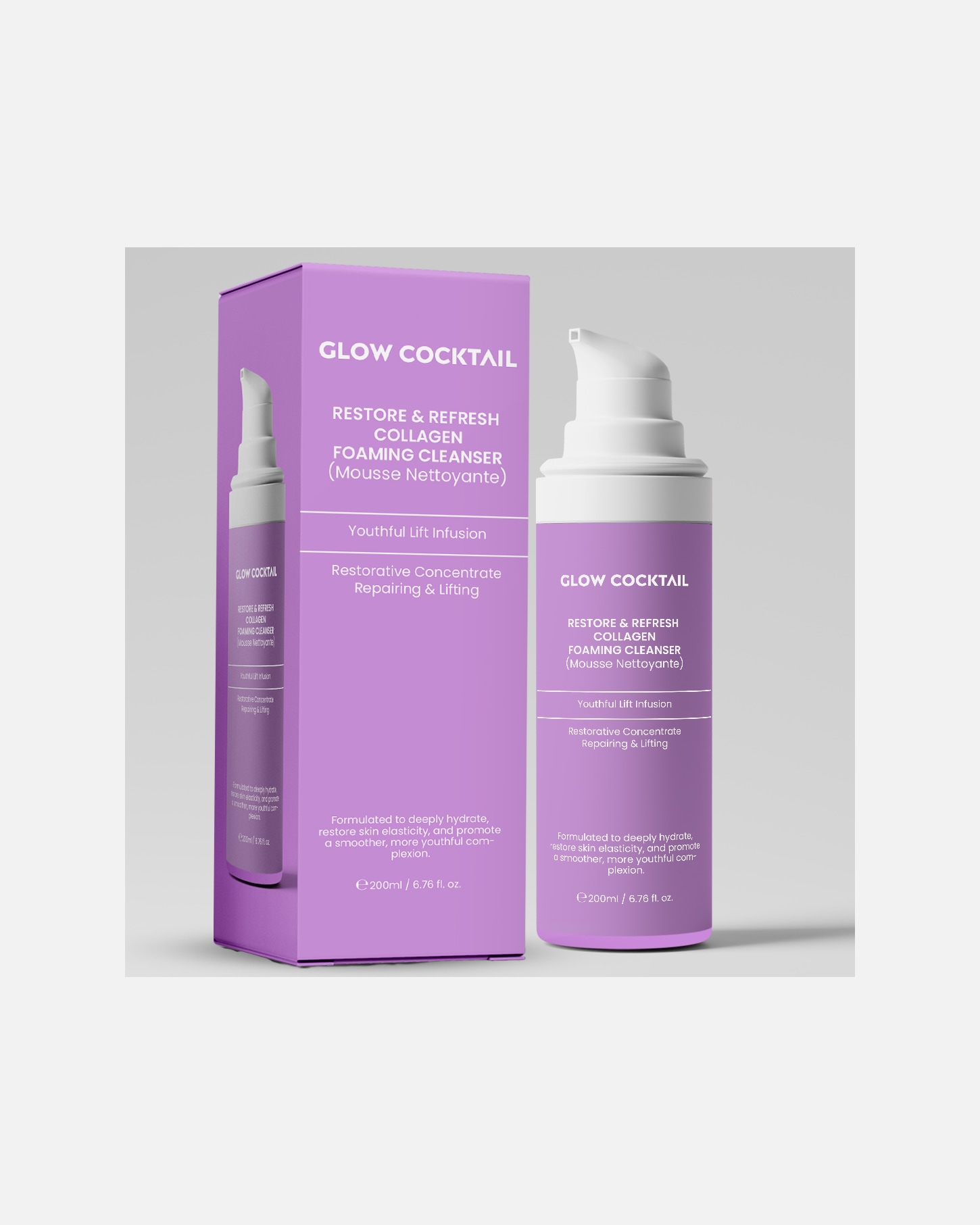 Anti-Aging Pflege für Weiblich Glow Cocktail Collagen Refresh Cleanser 1 Stück Stück