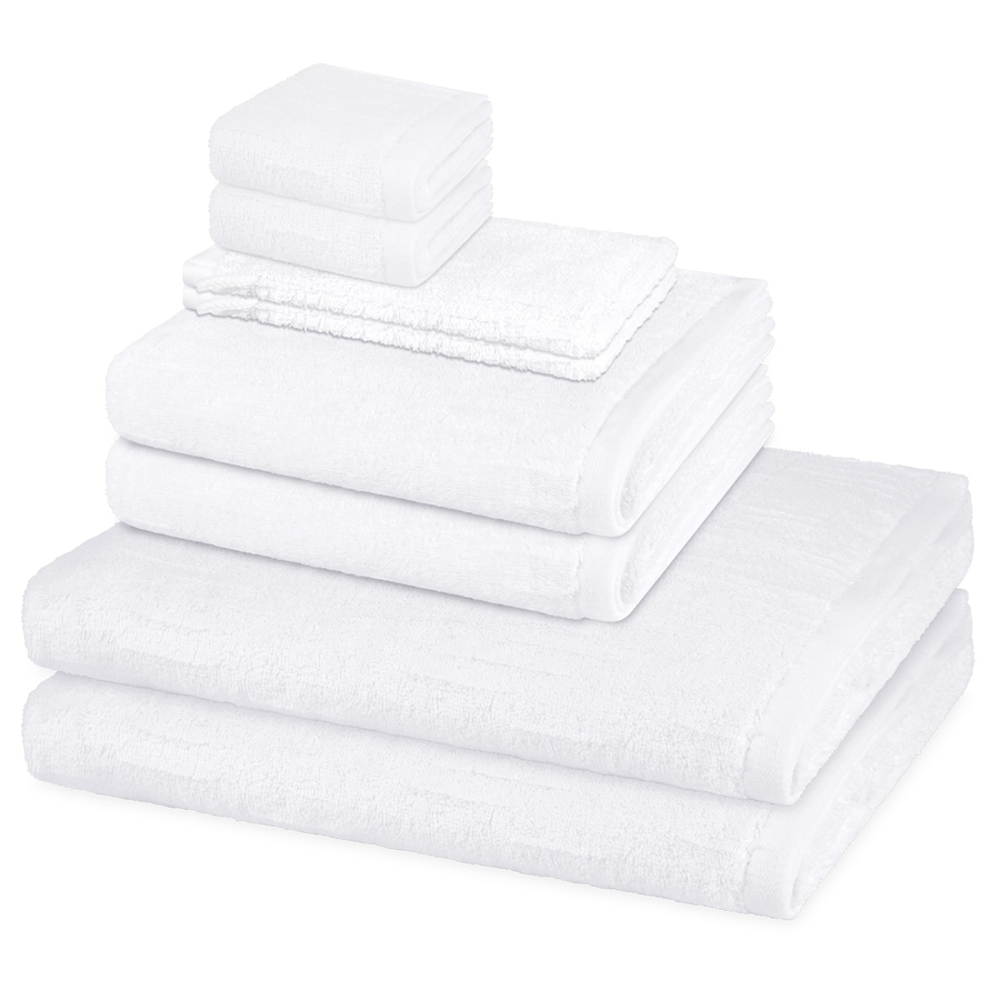 ROSS Handtuch-Set Premium (8-teilig) Weiß Weiss