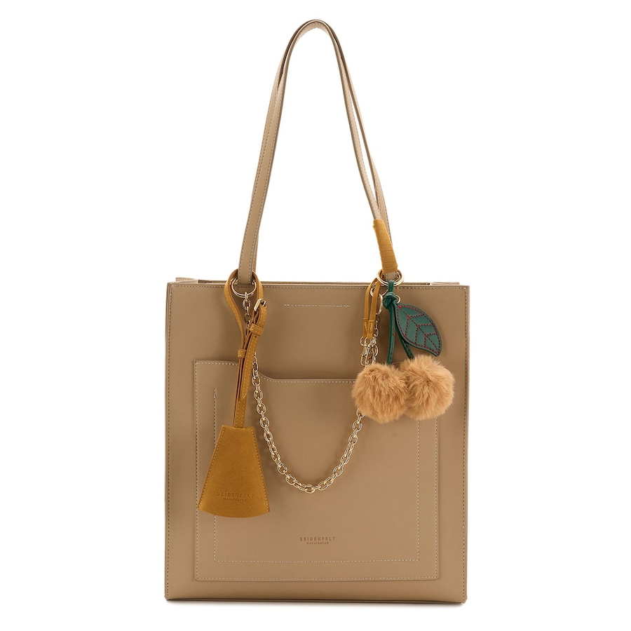 Seidenfelt Lyby Schultertasche warm beige Braun Damen
