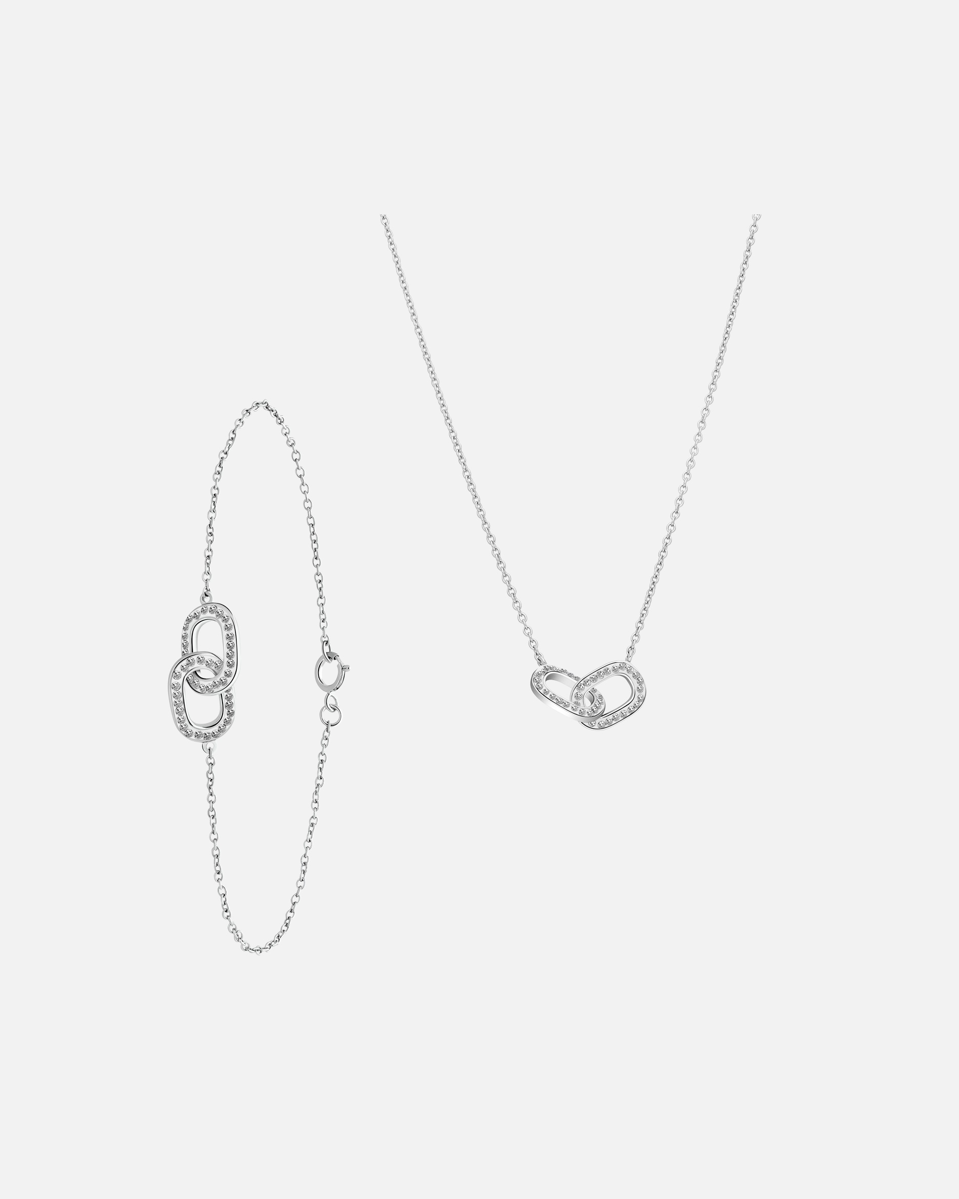 Schmuckset für Weiblich Lucardi Geschenkset 925 Silber Silber - 45.0