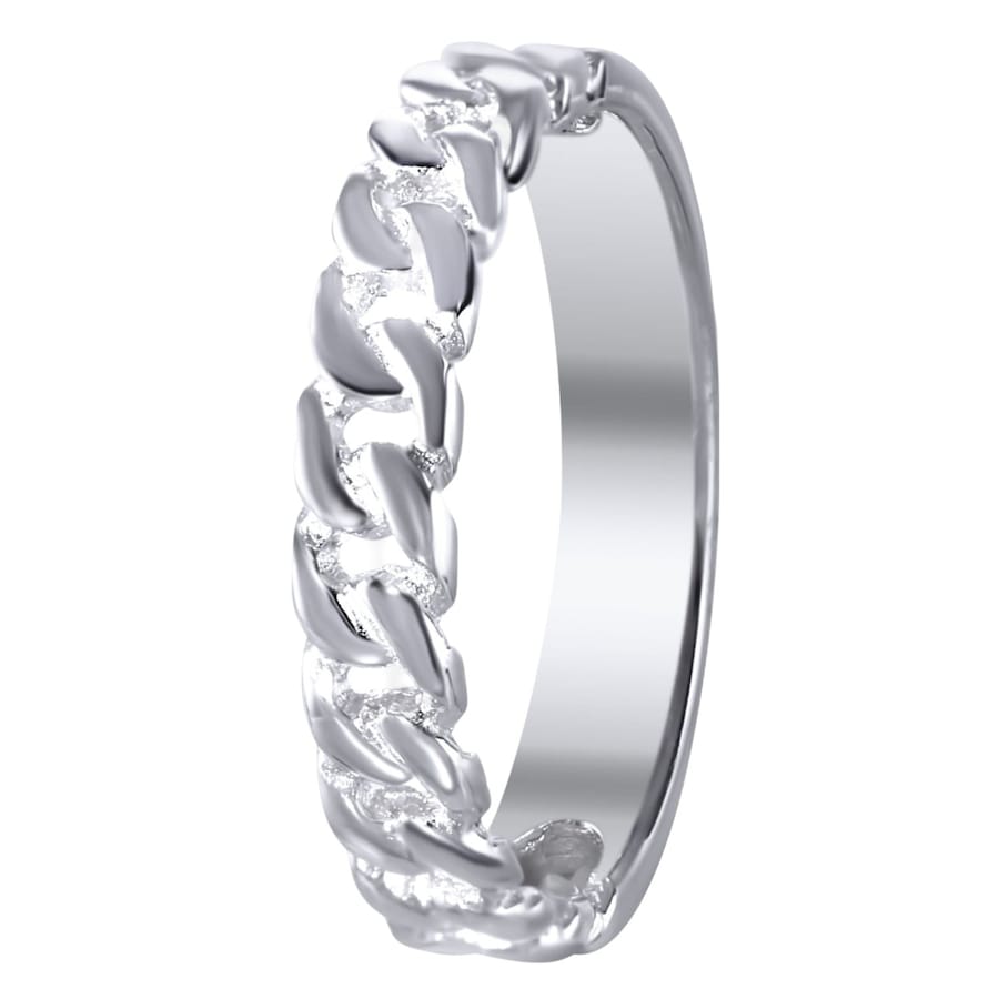 Lucardi Ringe 925 Silber - silbern 55mm Damen