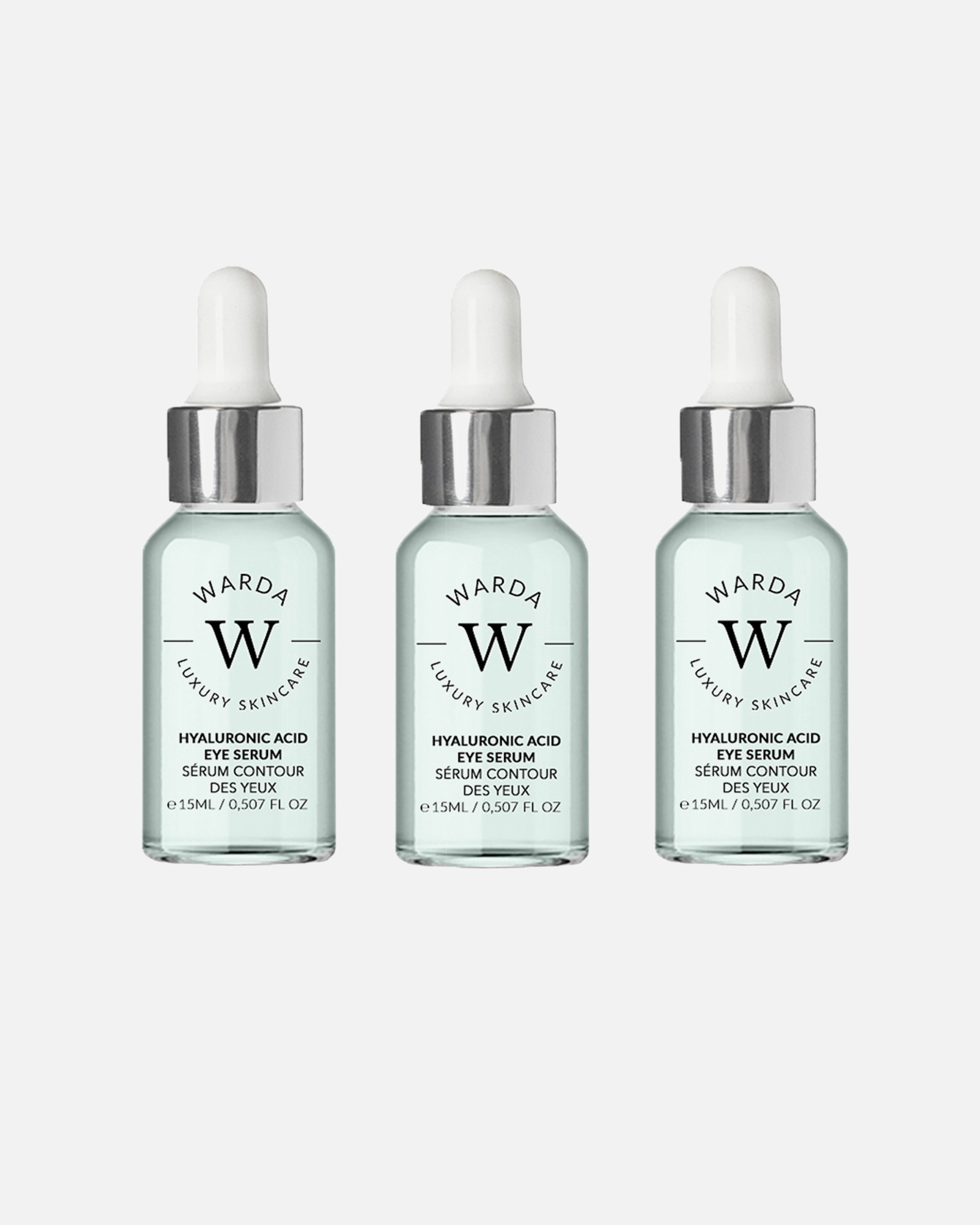 Augenserum für Weiblich WARDA LUXURY SKINCARE Hyaluron Augen Trio 1 Stück