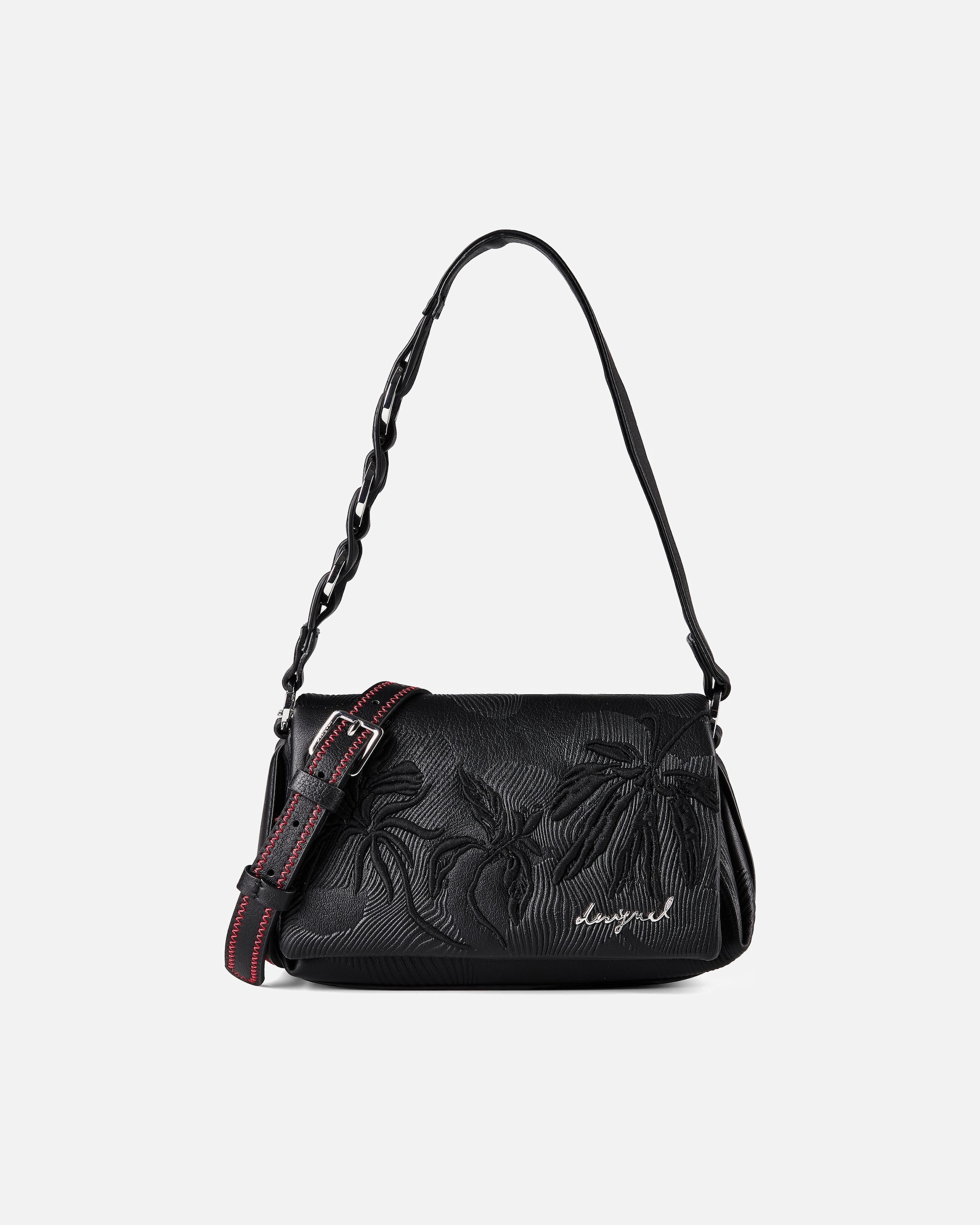 Clutch für Weiblich Desigual Mirenis Schultertasche black