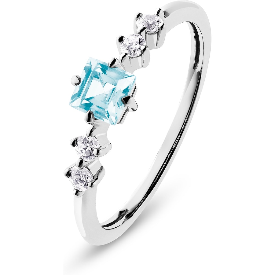 CHRIST Damenring 585er Weißgold 58 Damen