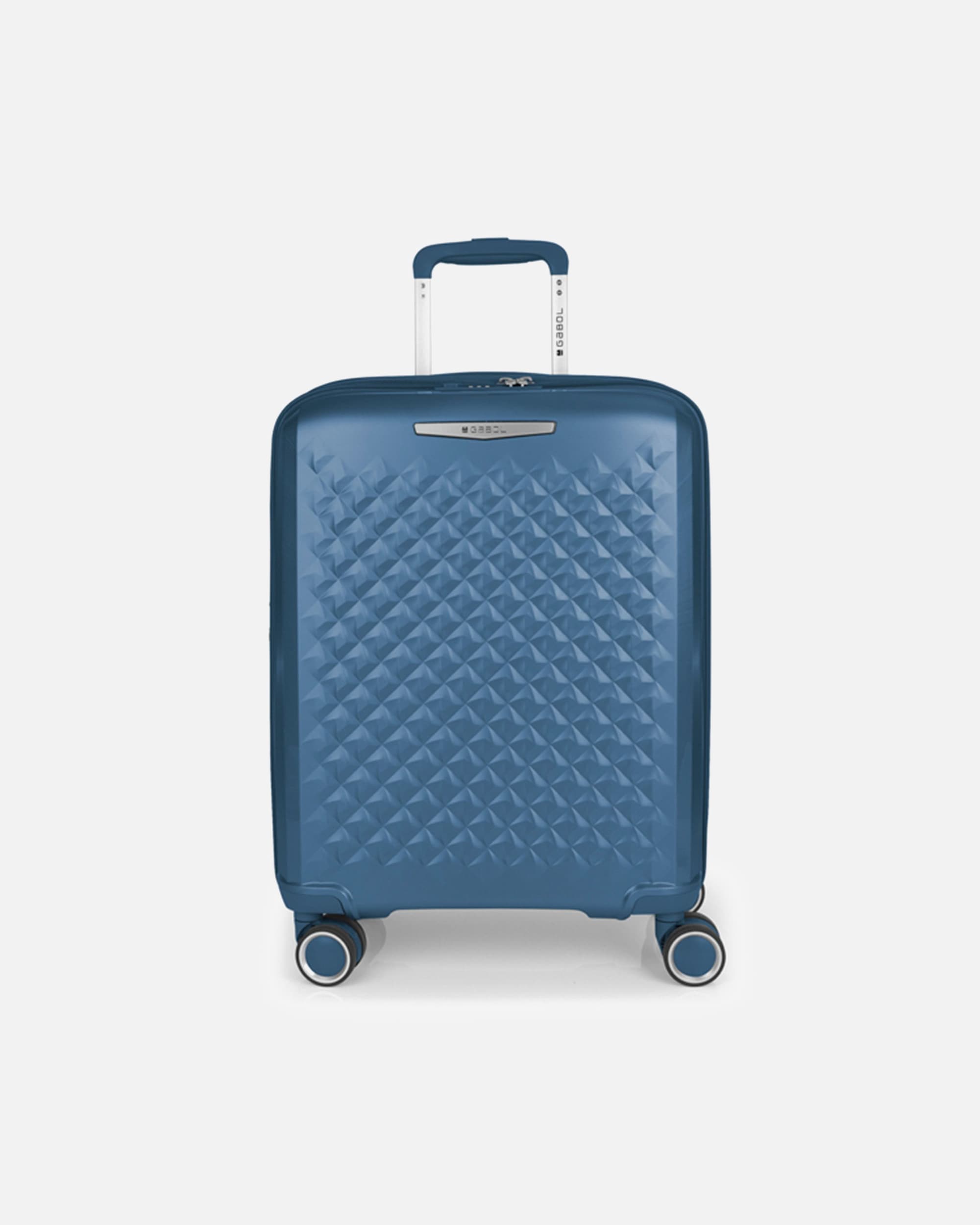Handgepäckkoffer für Männlich Gabol Queens 4 Rollen Kabinentrolley S 54 cm mit Dehnfalte azul