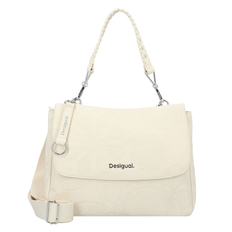 Desigual Schultertasche 34.5 cm white Weiss Damen