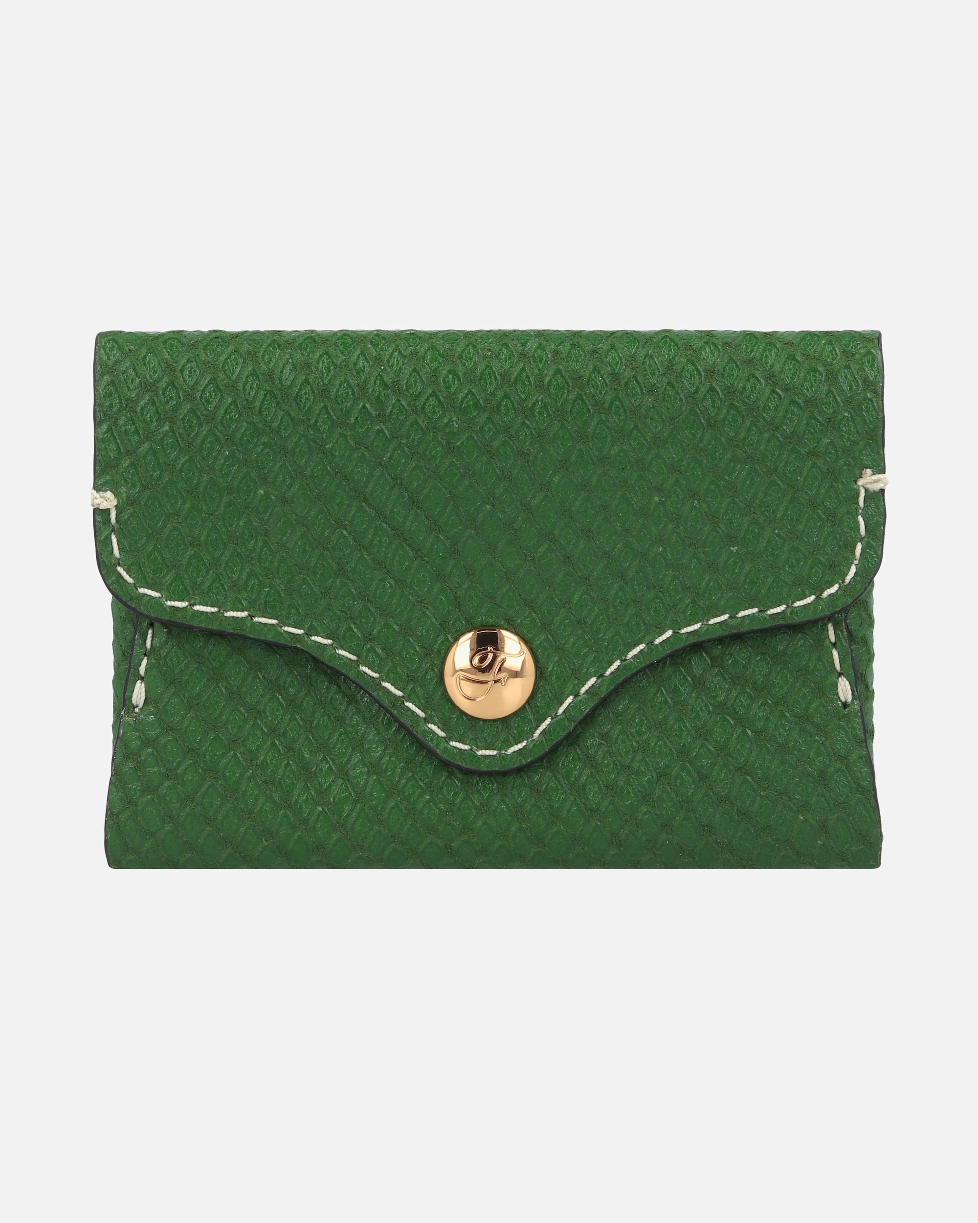 Etui für Weiblich Fossil Heritage Kreditkartenetui grün