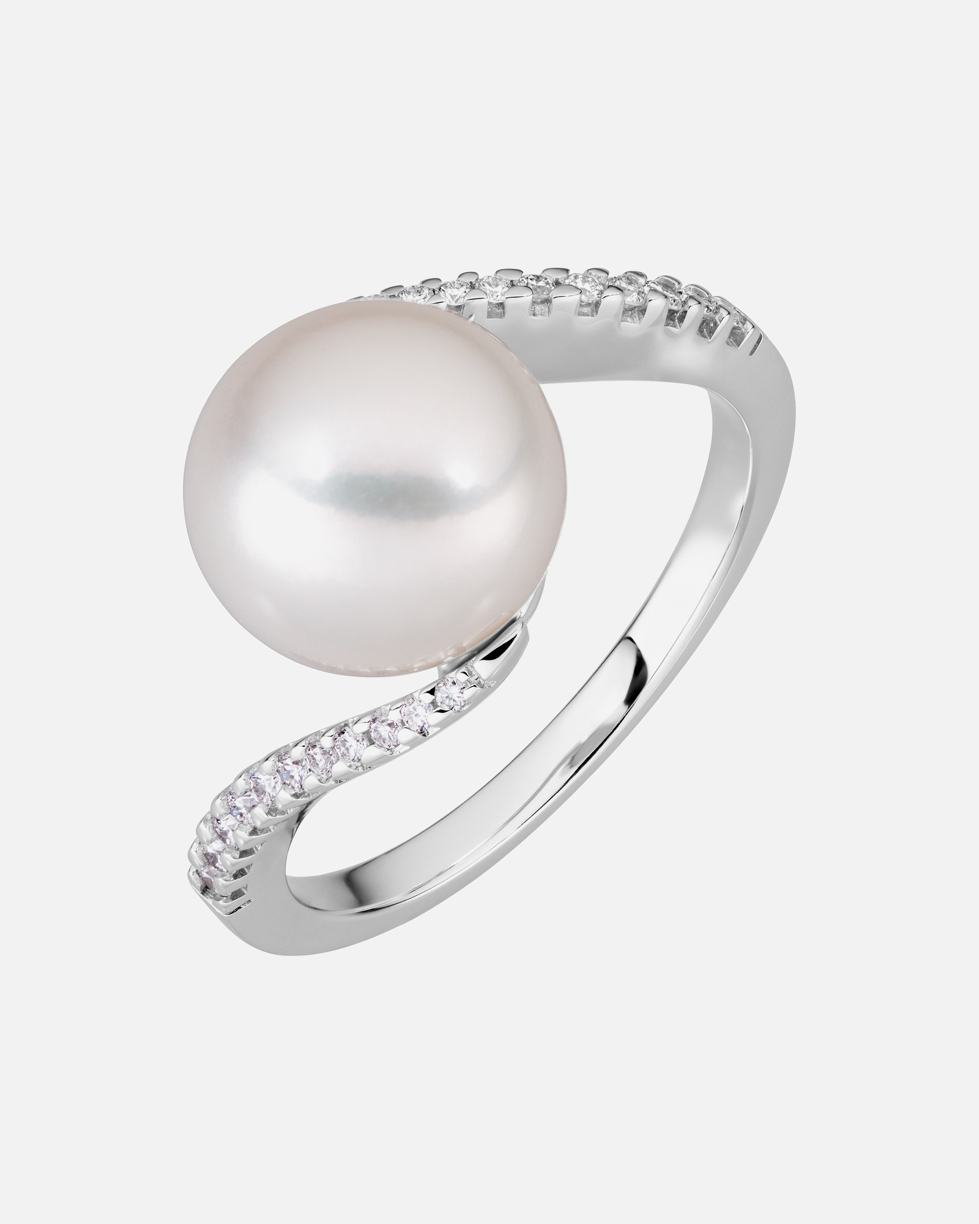 Ring für Weiblich Orolino Ring 585/- Gold Brillant weiß 0,15ct. 060 (19,1)