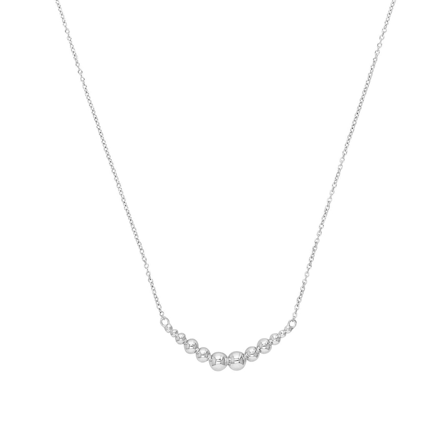 amor Kette mit Anhänger Silber Weiss Damen