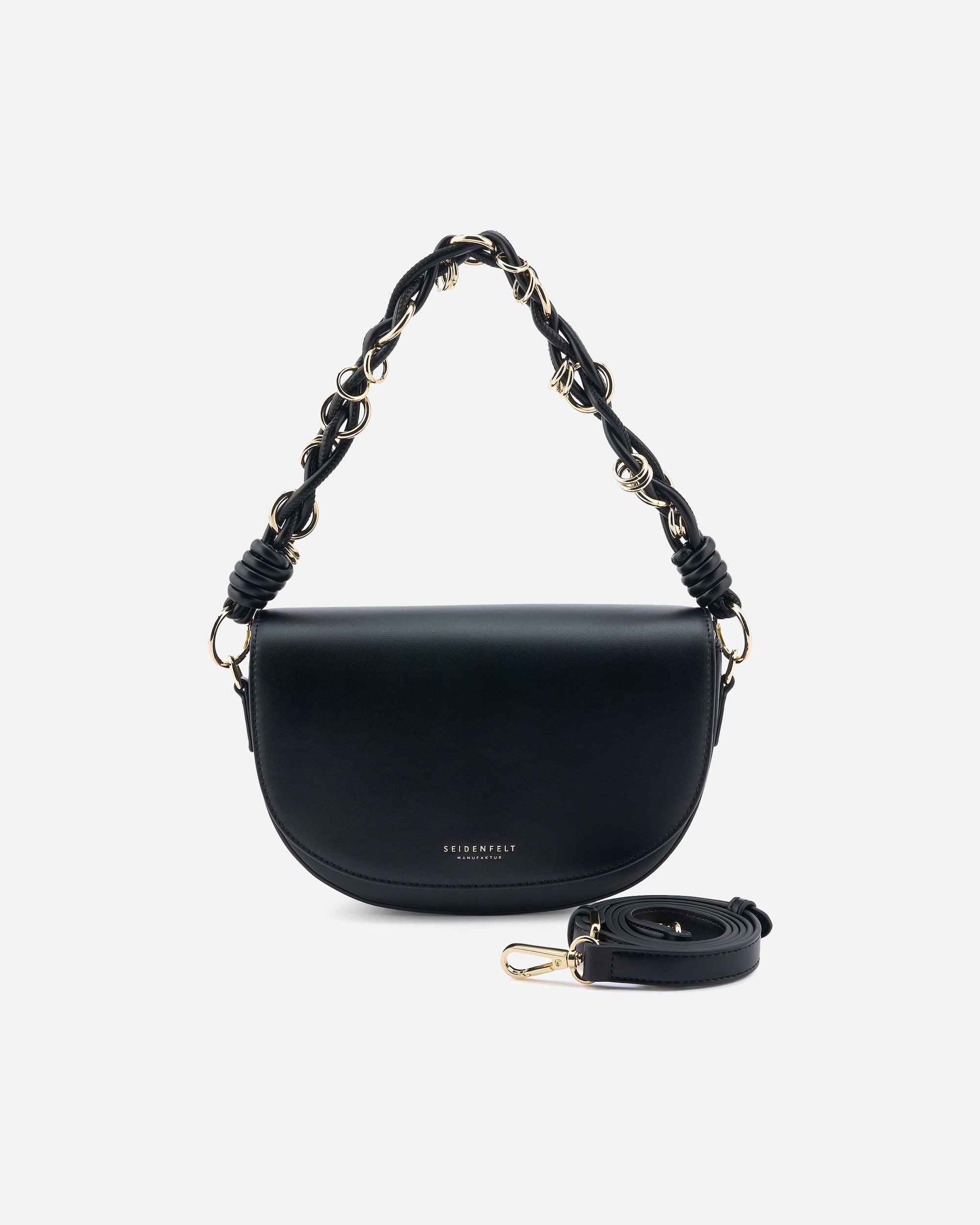 Clutch für Weiblich Seidenfelt Sundby Schultertasche black