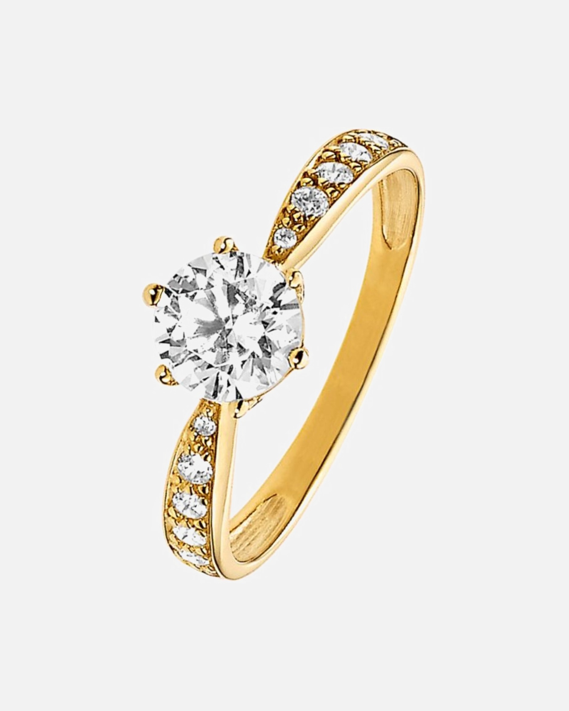 Ring für Weiblich CHRIST Damenring 375er Gelbgold 58