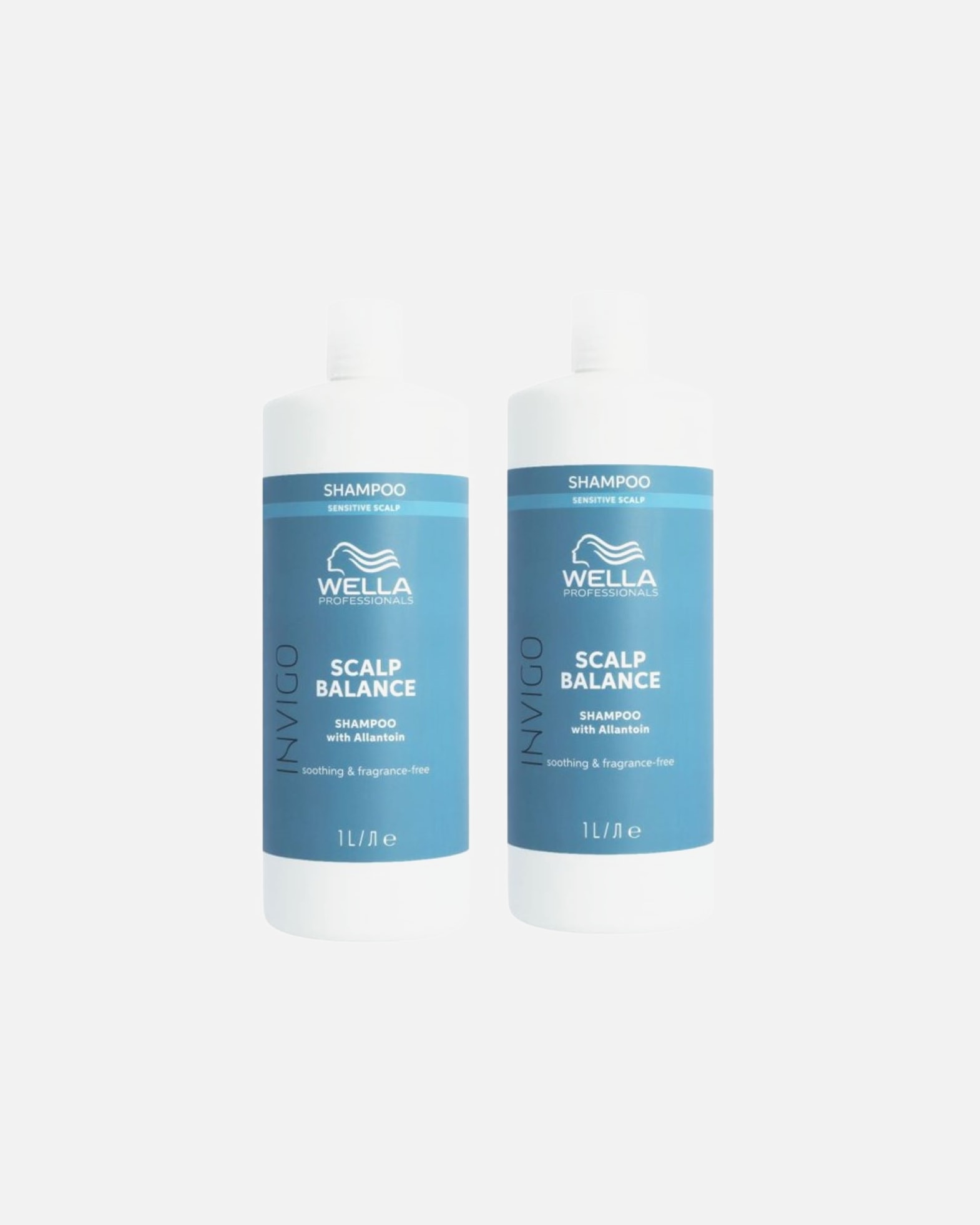 Shampoo für Weiblich Wella Professionals Default Brand Line INVIGO Balance Scalp Shampoo Sensitive Scalp XL 2er Set 1 Stück