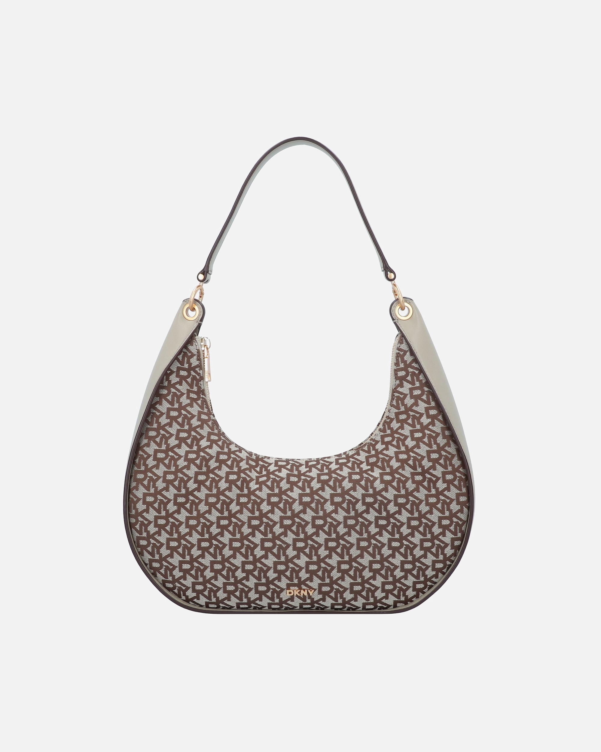 Handtasche für Weiblich DKNY Abby Schultertasche chino-toffee