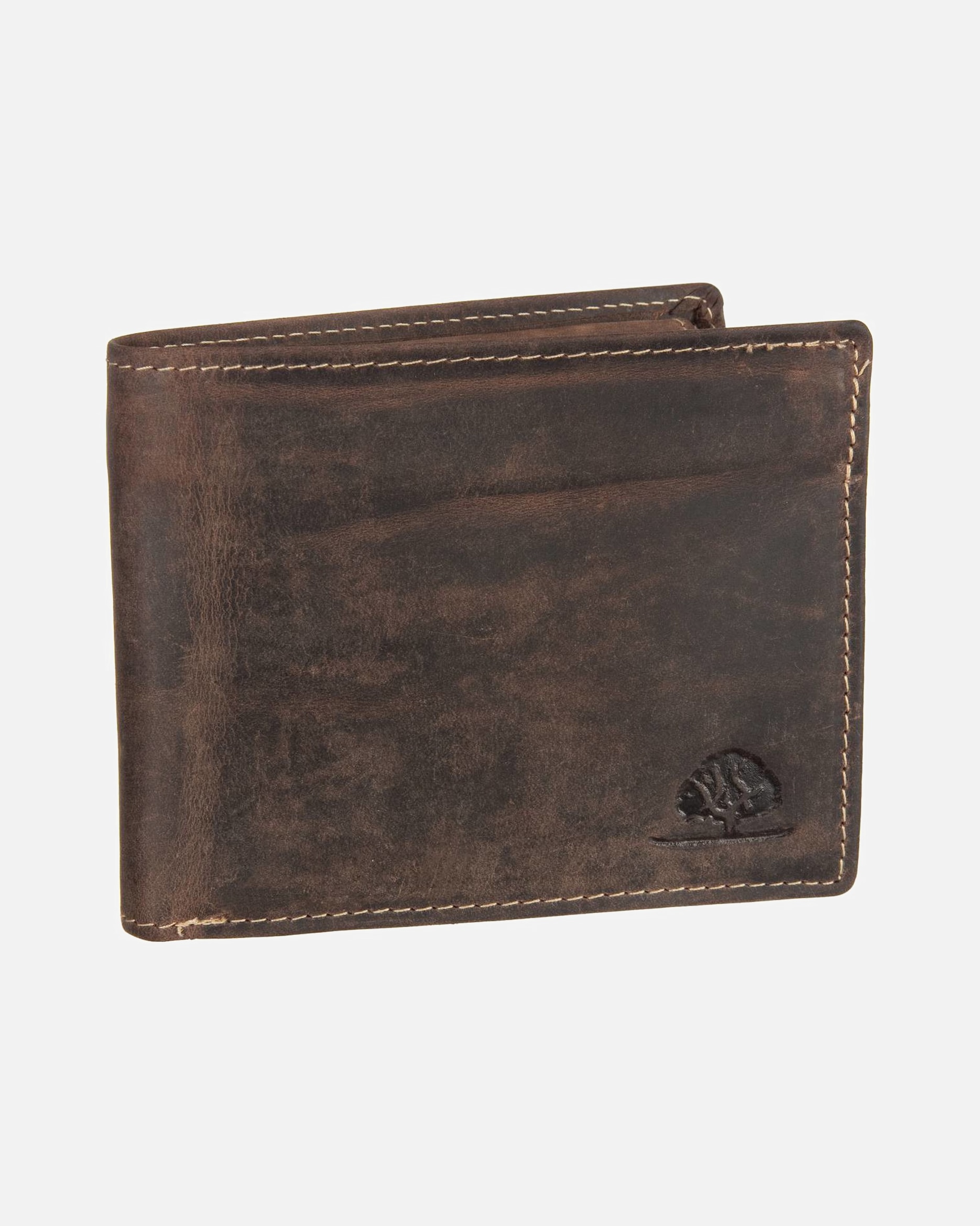 Portemonnaie für Männlich Greenburry Geldbörse Vintage Sattelbraun